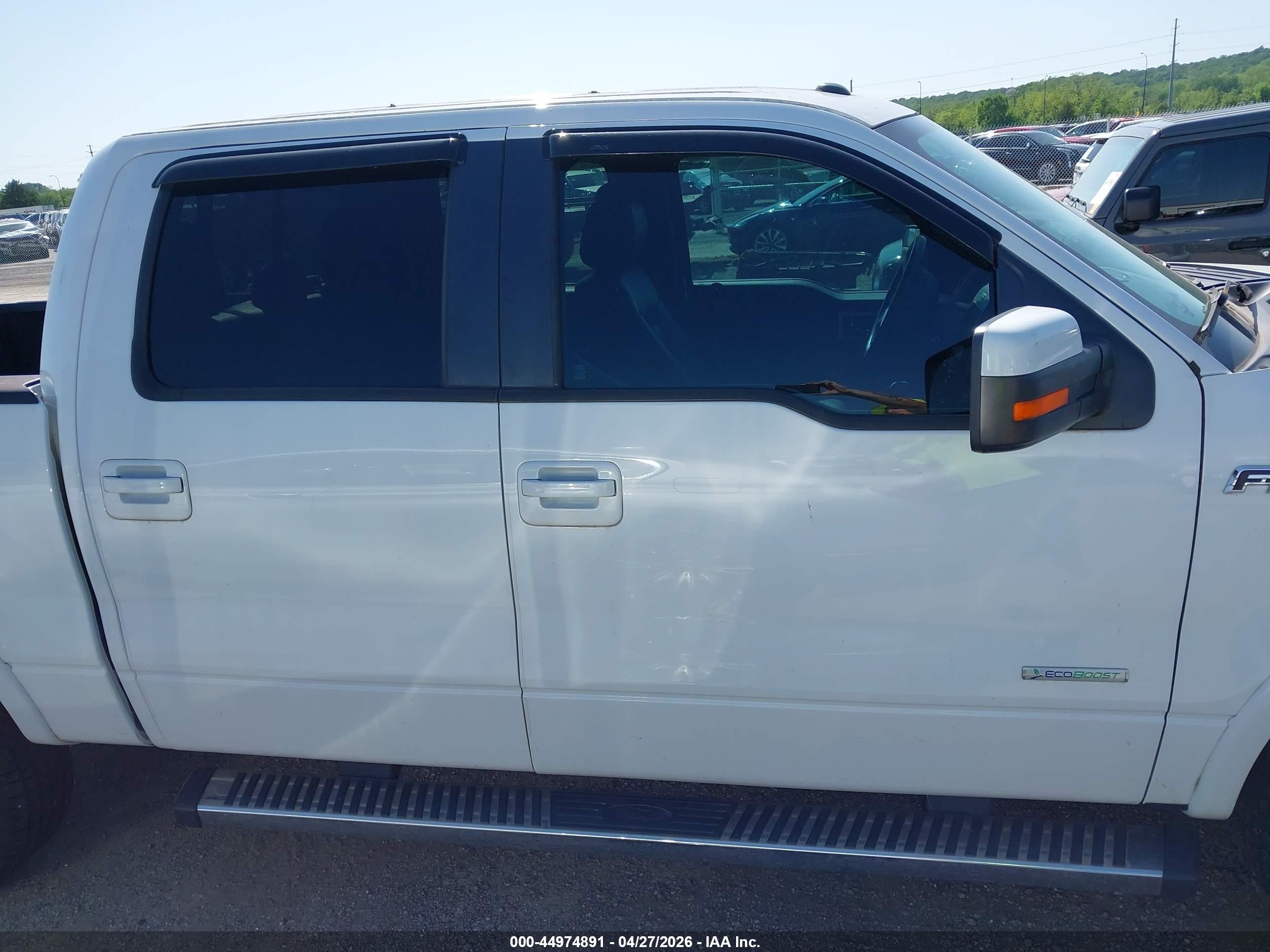 2014 Ford F-150 Lariat White vin: 1FTFW1ET3EKF38995