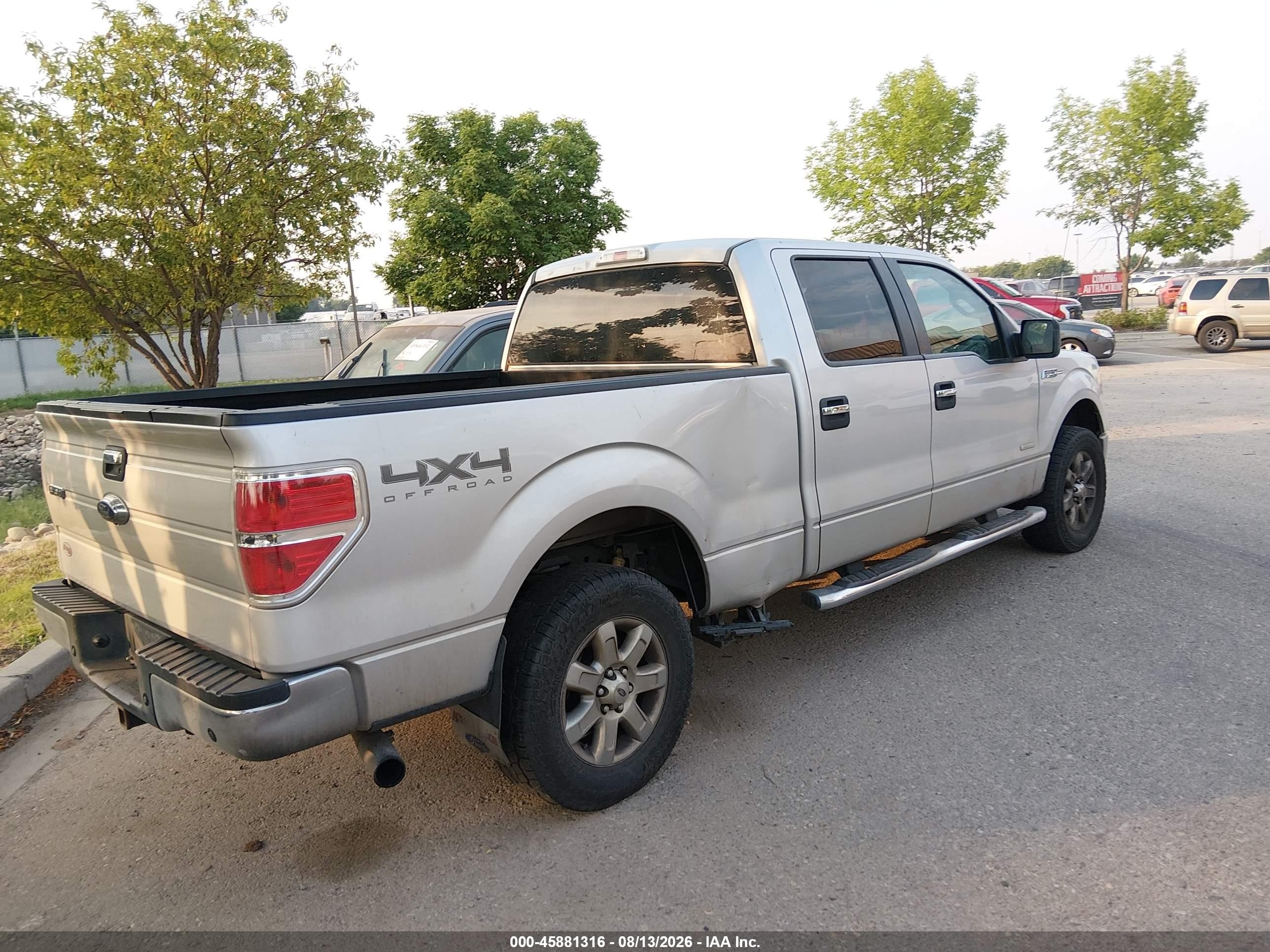 2014 Ford F-150 Xlt Silver vin: 1FTFW1ET3EKF54405