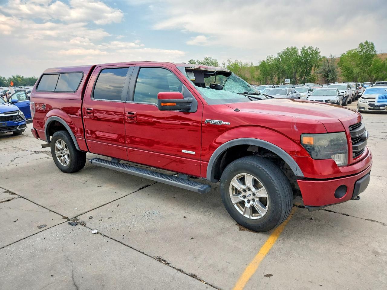 2014 Ford F150 Supercrew Burgundy vin: 1FTFW1ET3EKG48591
