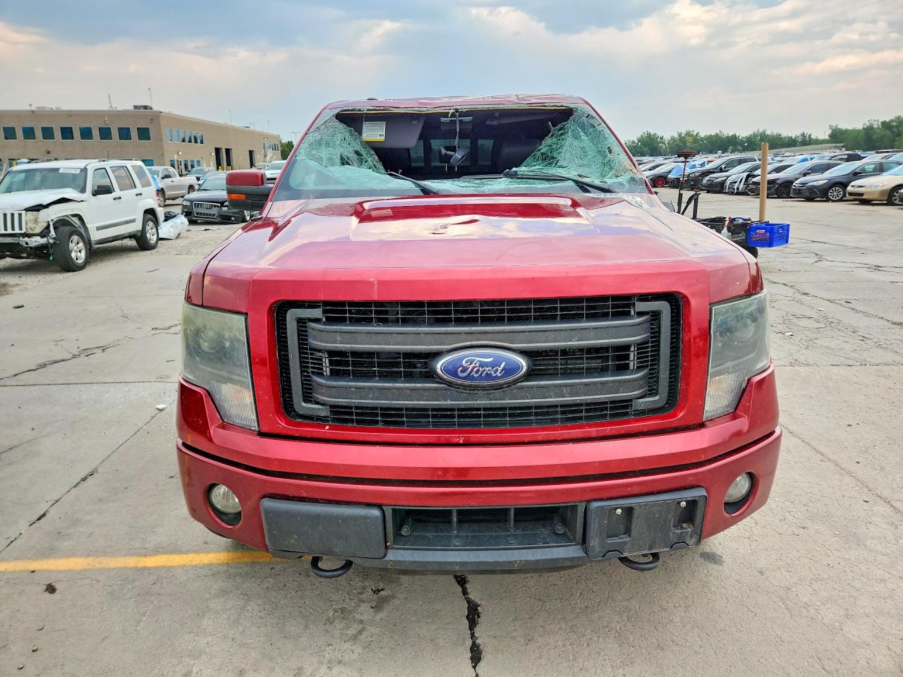 2014 Ford F150 Supercrew Burgundy vin: 1FTFW1ET3EKG48591