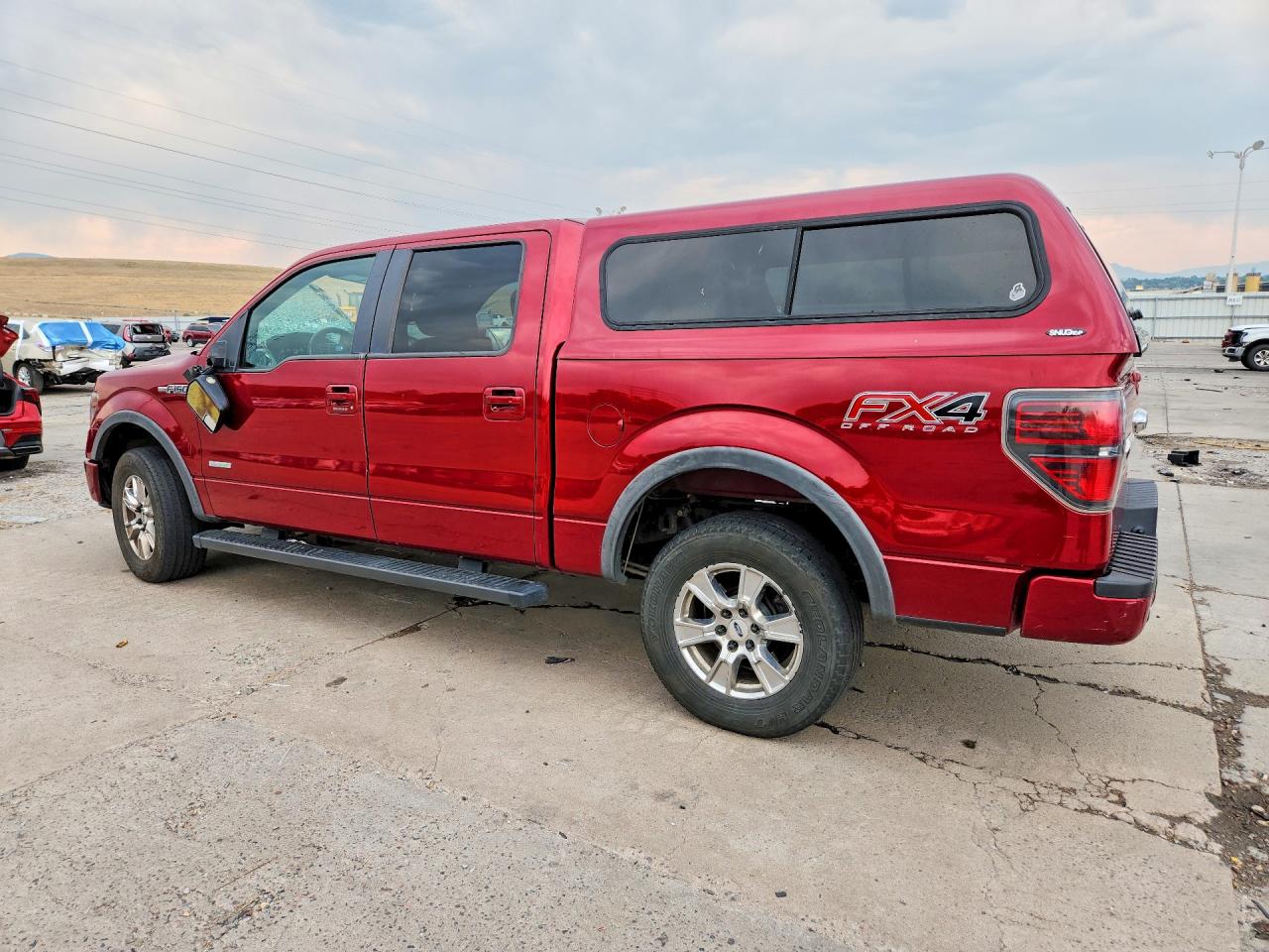 2014 Ford F150 Supercrew Burgundy vin: 1FTFW1ET3EKG48591