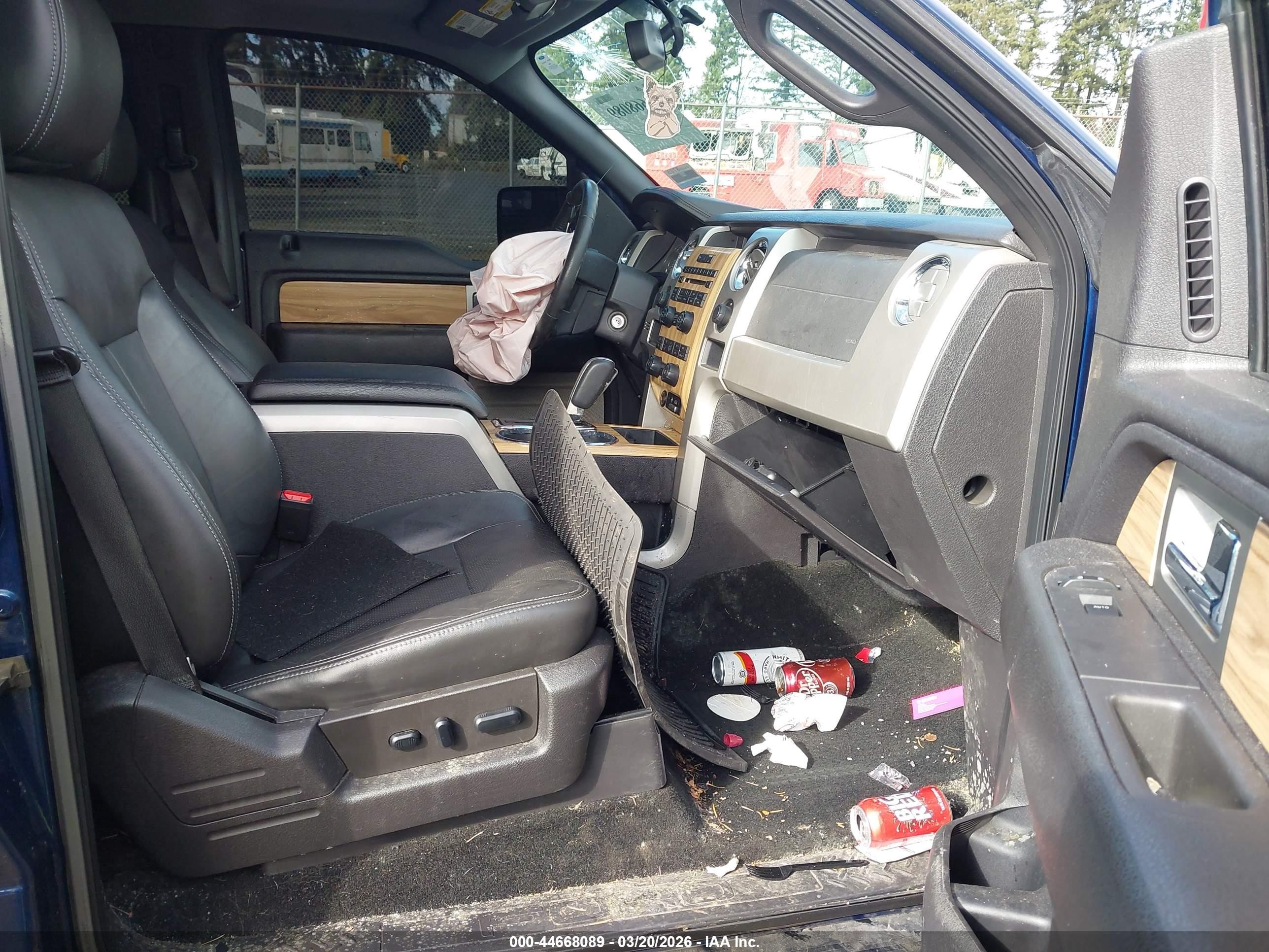 2011 Ford F-150 Lariat Blue vin: 1FTFW1ET4BFA95356