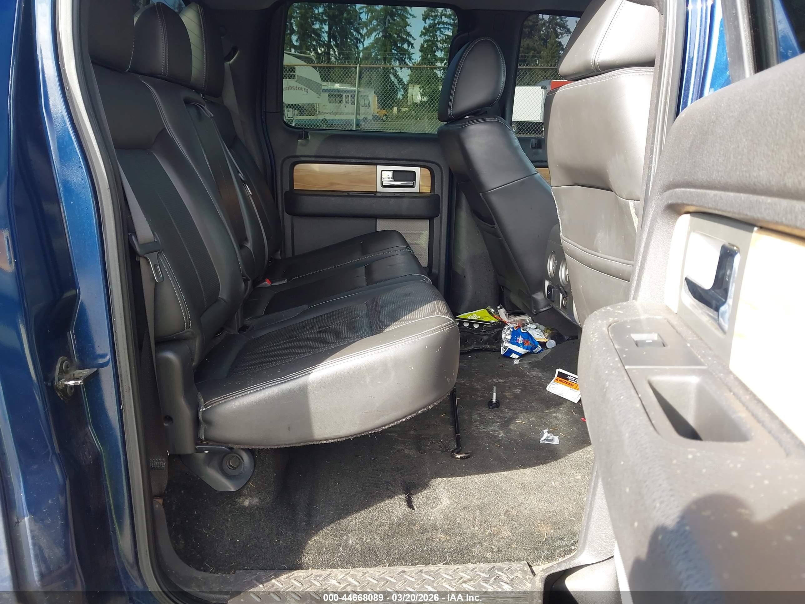 2011 Ford F-150 Lariat Blue vin: 1FTFW1ET4BFA95356