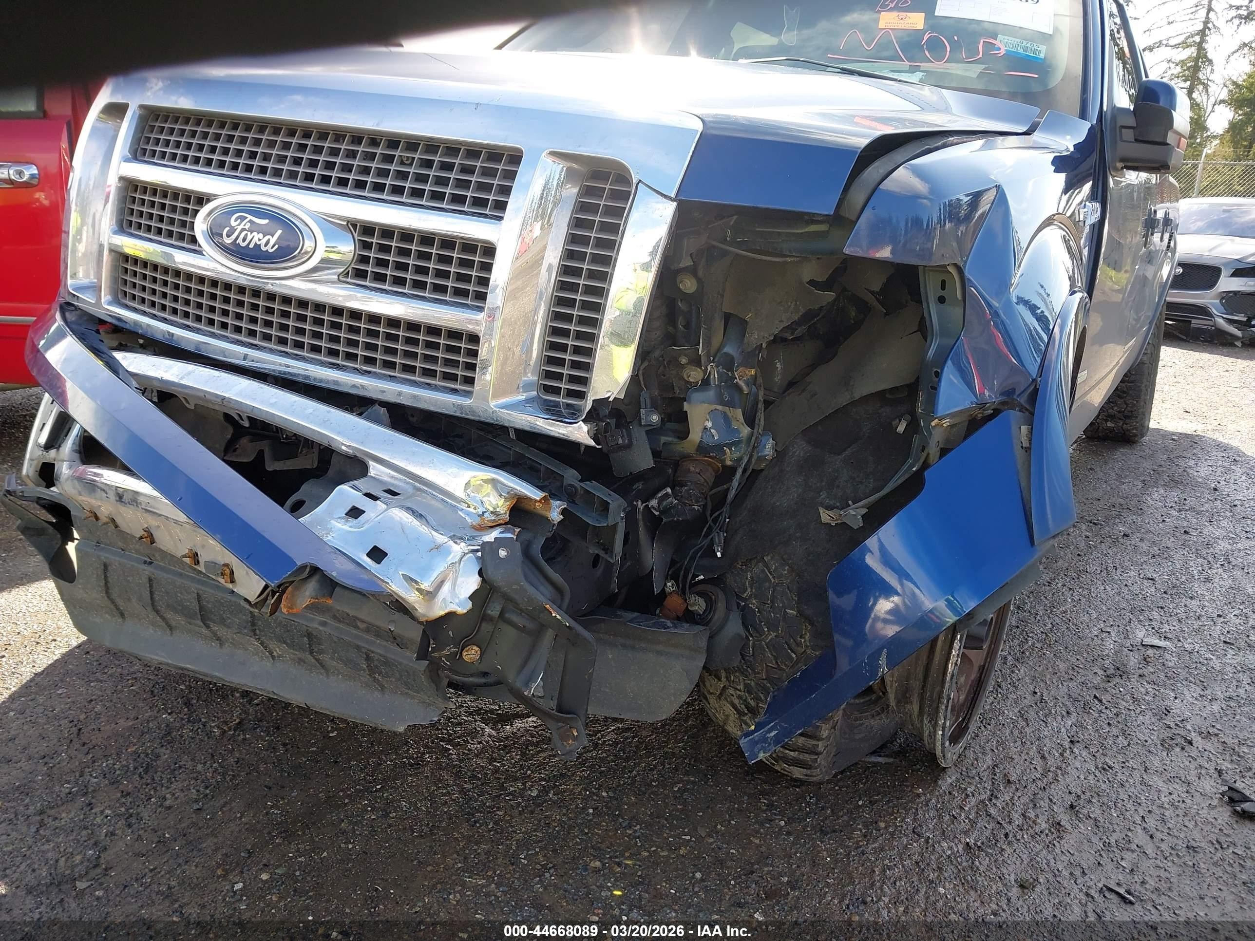 2011 Ford F-150 Lariat Blue vin: 1FTFW1ET4BFA95356
