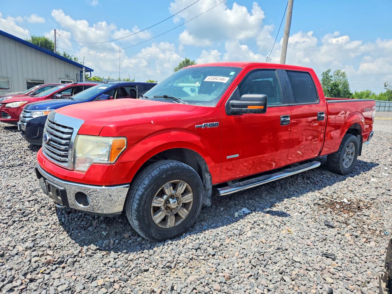 2011 Ford F150 Supercrew Red vin: 1FTFW1ET4BFB14522
