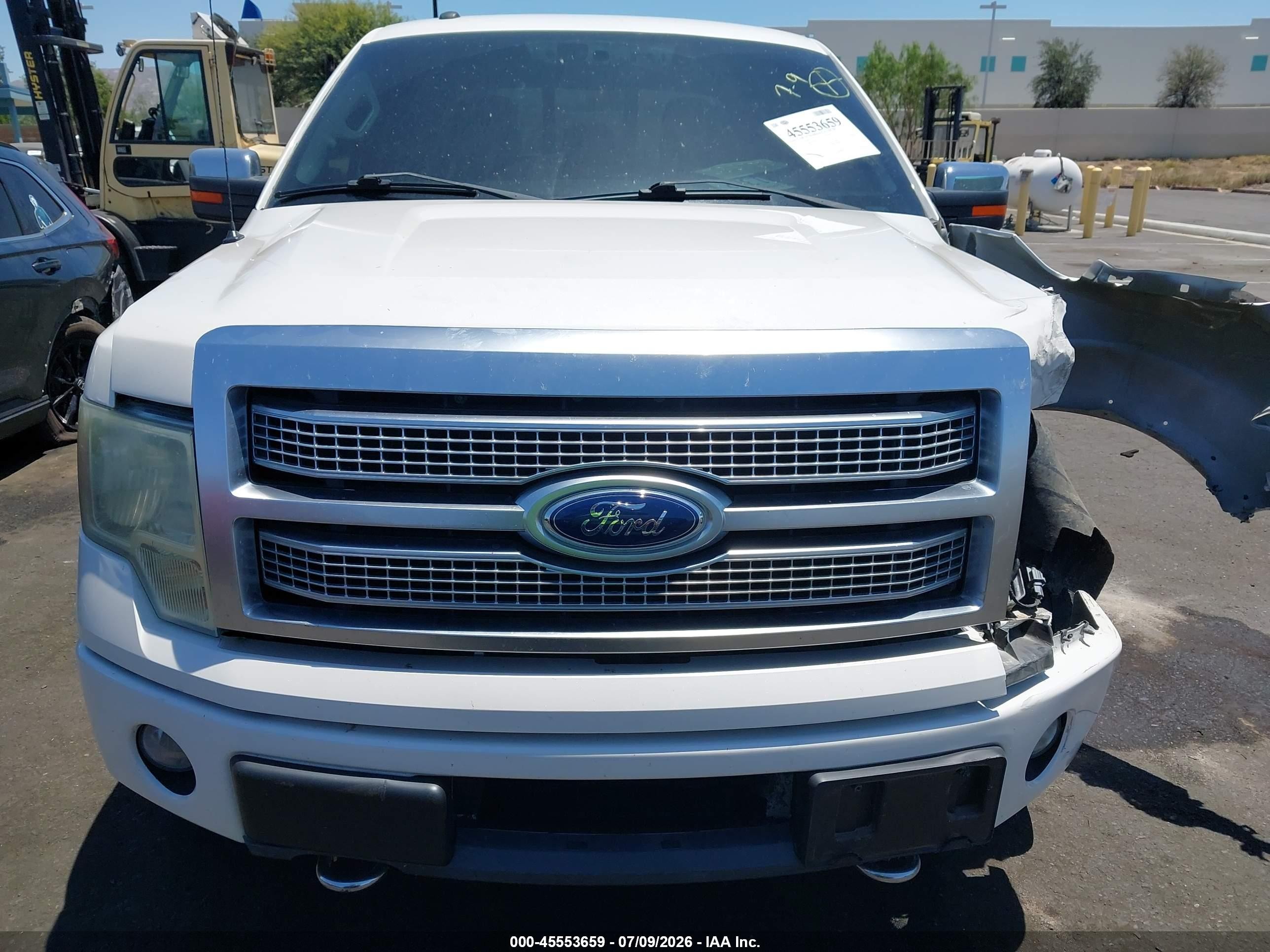 2011 Ford F-150 Platinum White vin: 1FTFW1ET4BFB33328