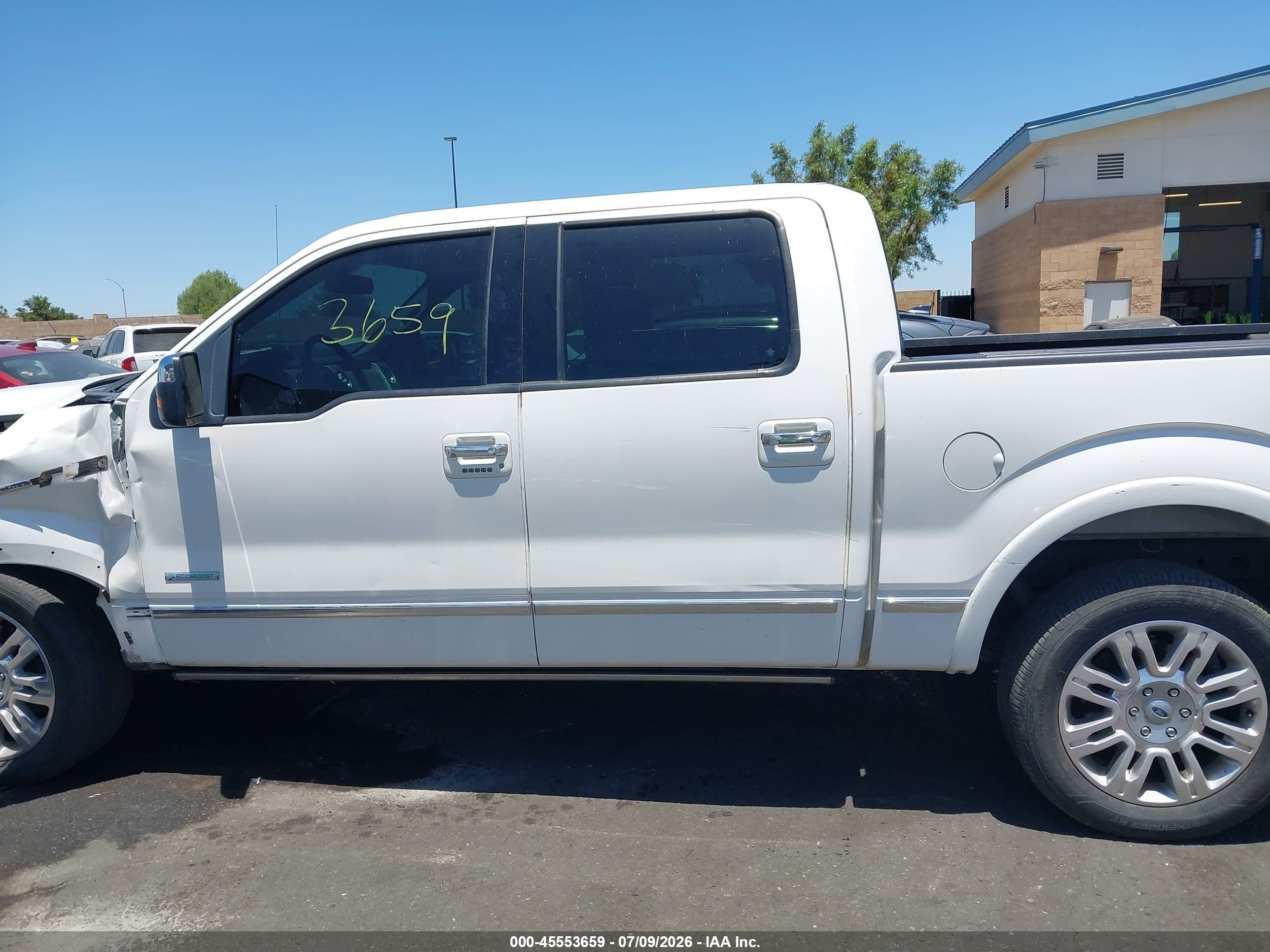 2011 Ford F-150 Platinum White vin: 1FTFW1ET4BFB33328