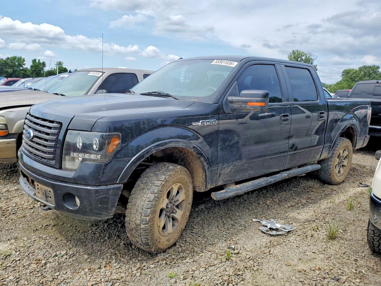 2011 Ford F150 Supercrew Black vin: 1FTFW1ET4BFB60724