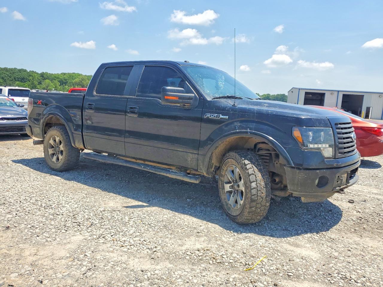 2011 Ford F150 Supercrew Black vin: 1FTFW1ET4BFB60724