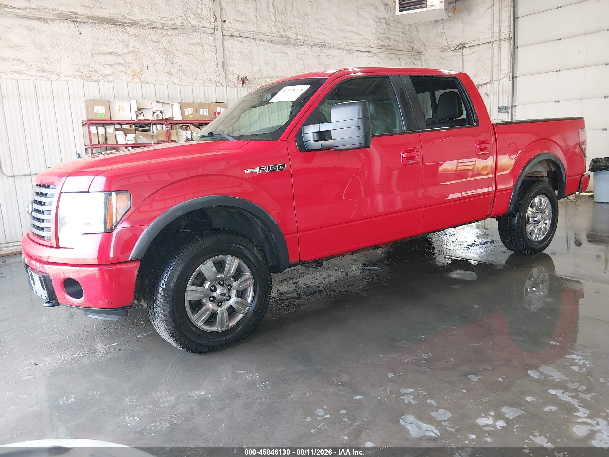 2011 Ford F-150 Fx4 Red vin: 1FTFW1ET4BFB80360