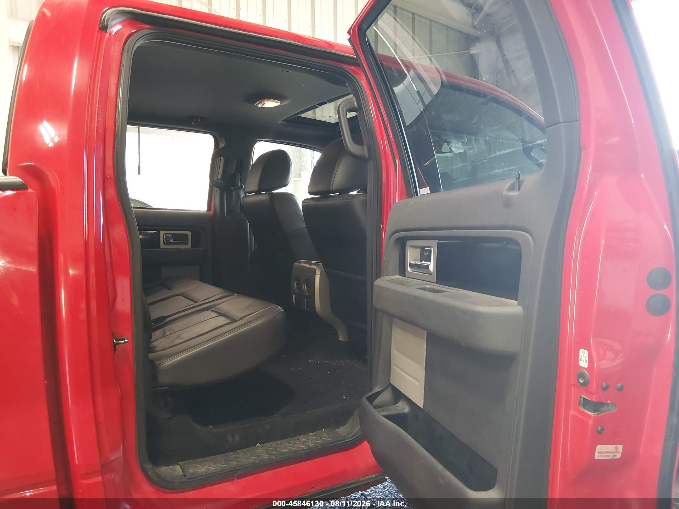 2011 Ford F-150 Fx4 Red vin: 1FTFW1ET4BFB80360