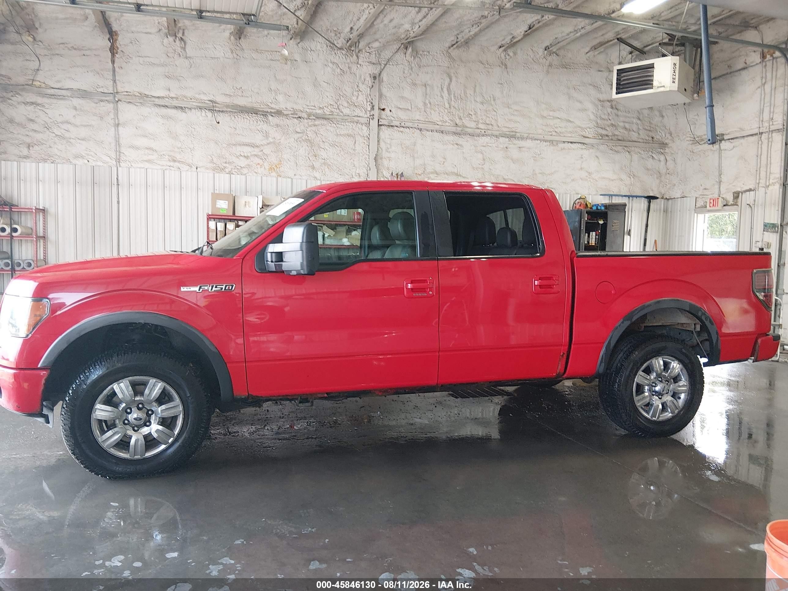 2011 Ford F-150 Fx4 Red vin: 1FTFW1ET4BFB80360