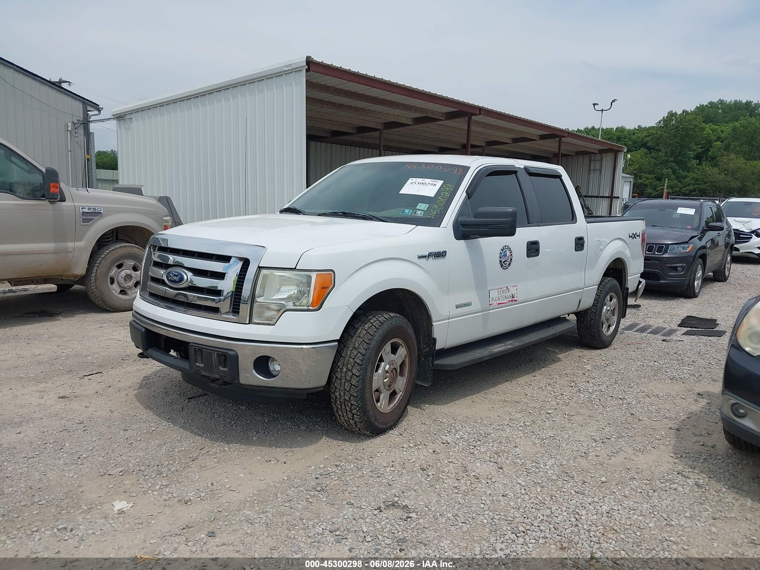 2011 Ford F-150 Xlt White vin: 1FTFW1ET4BFC15334