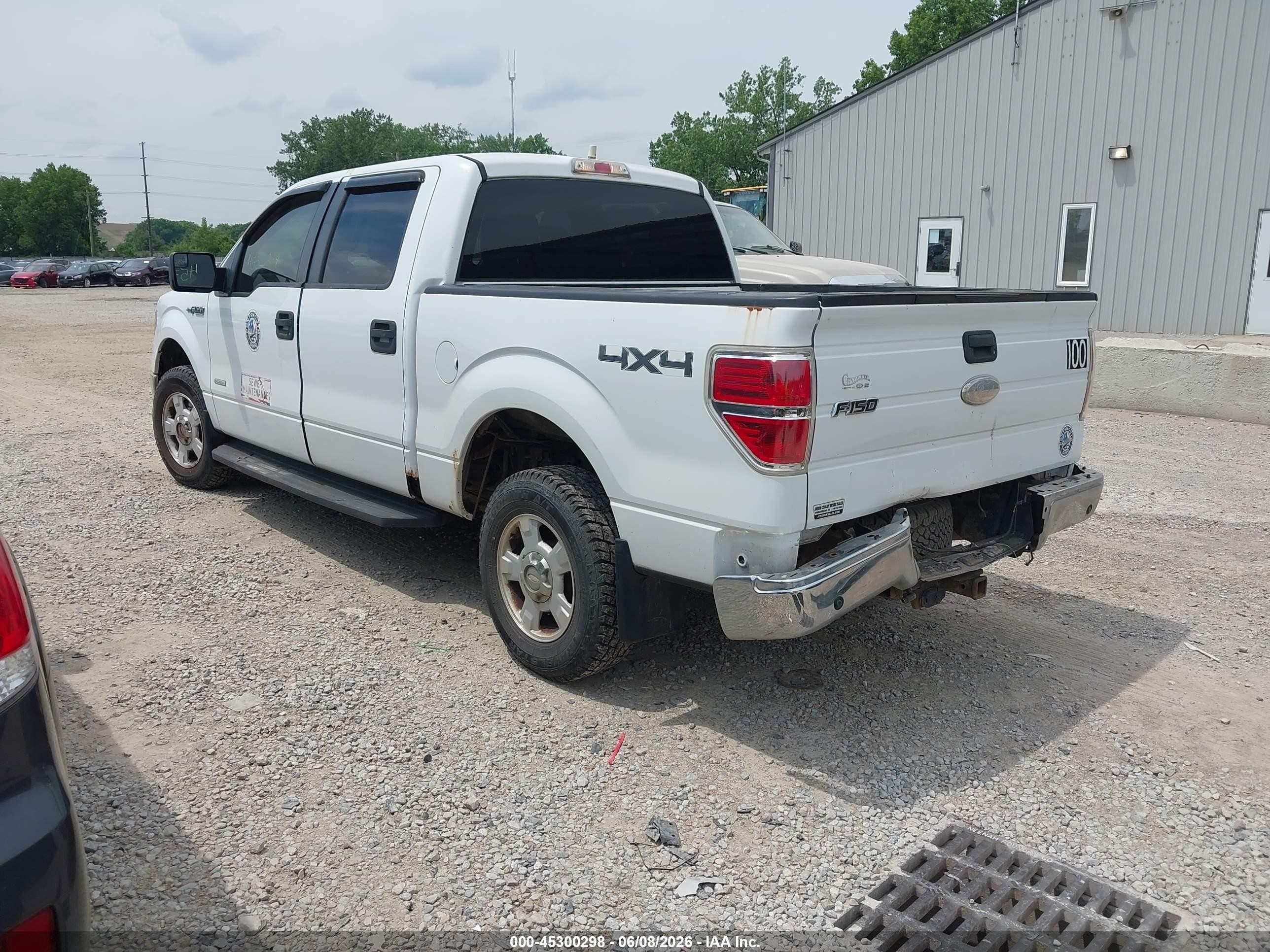 2011 Ford F-150 Xlt White vin: 1FTFW1ET4BFC15334