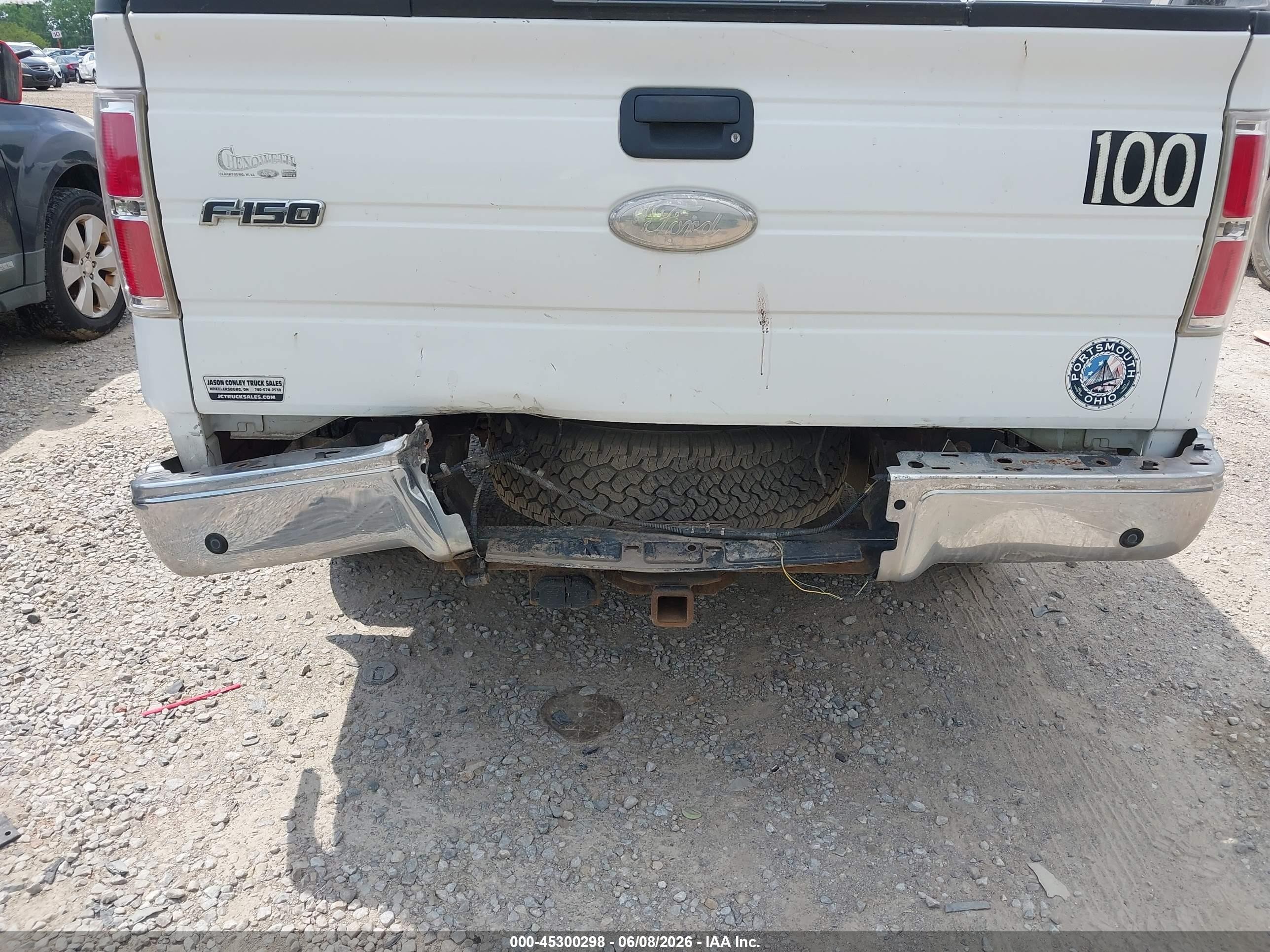 2011 Ford F-150 Xlt White vin: 1FTFW1ET4BFC15334