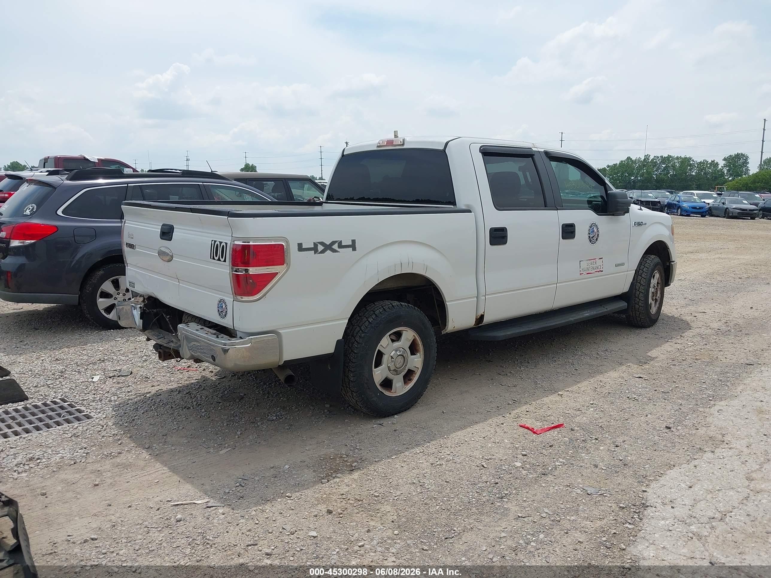 2011 Ford F-150 Xlt White vin: 1FTFW1ET4BFC15334