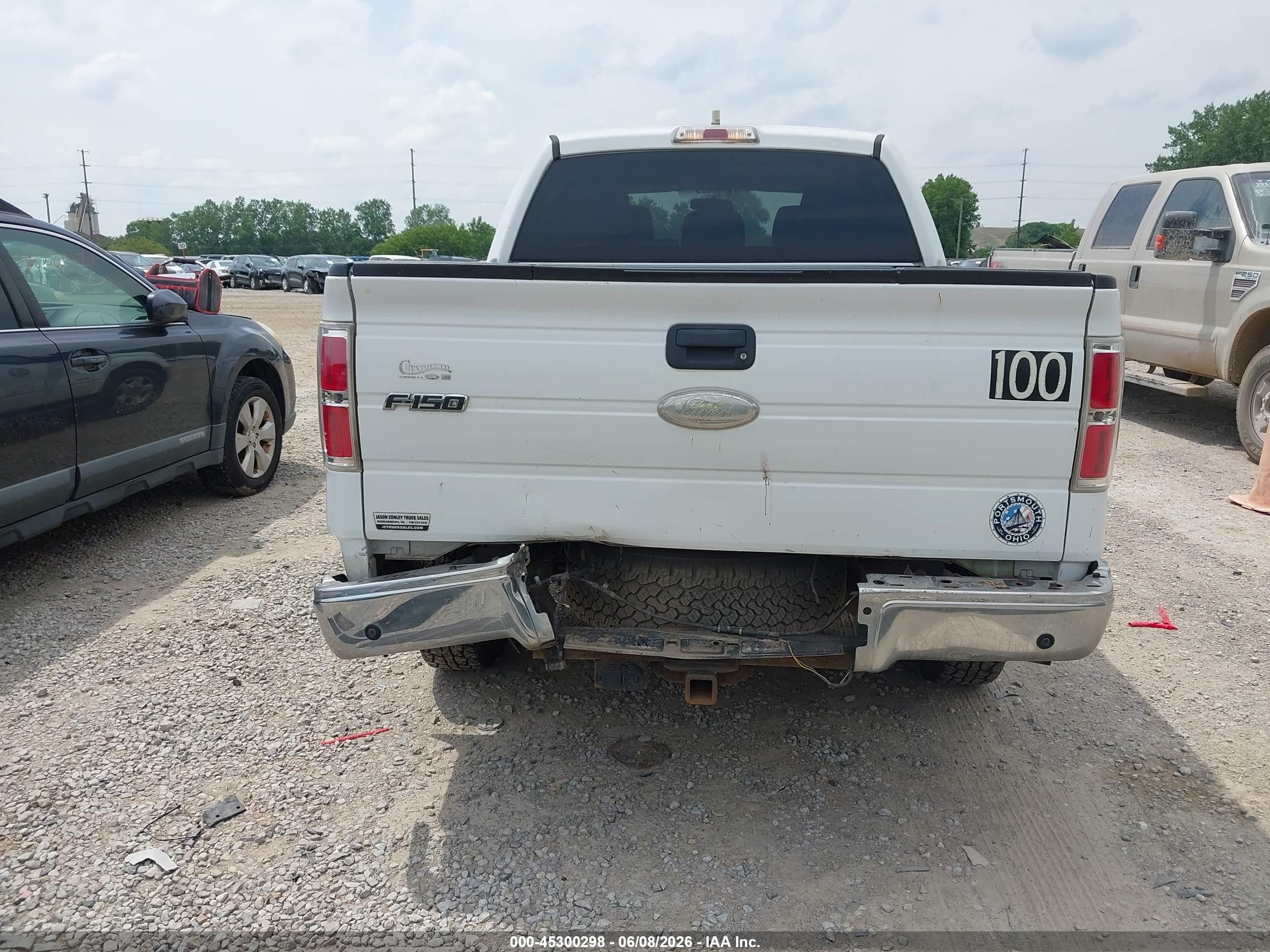 2011 Ford F-150 Xlt White vin: 1FTFW1ET4BFC15334