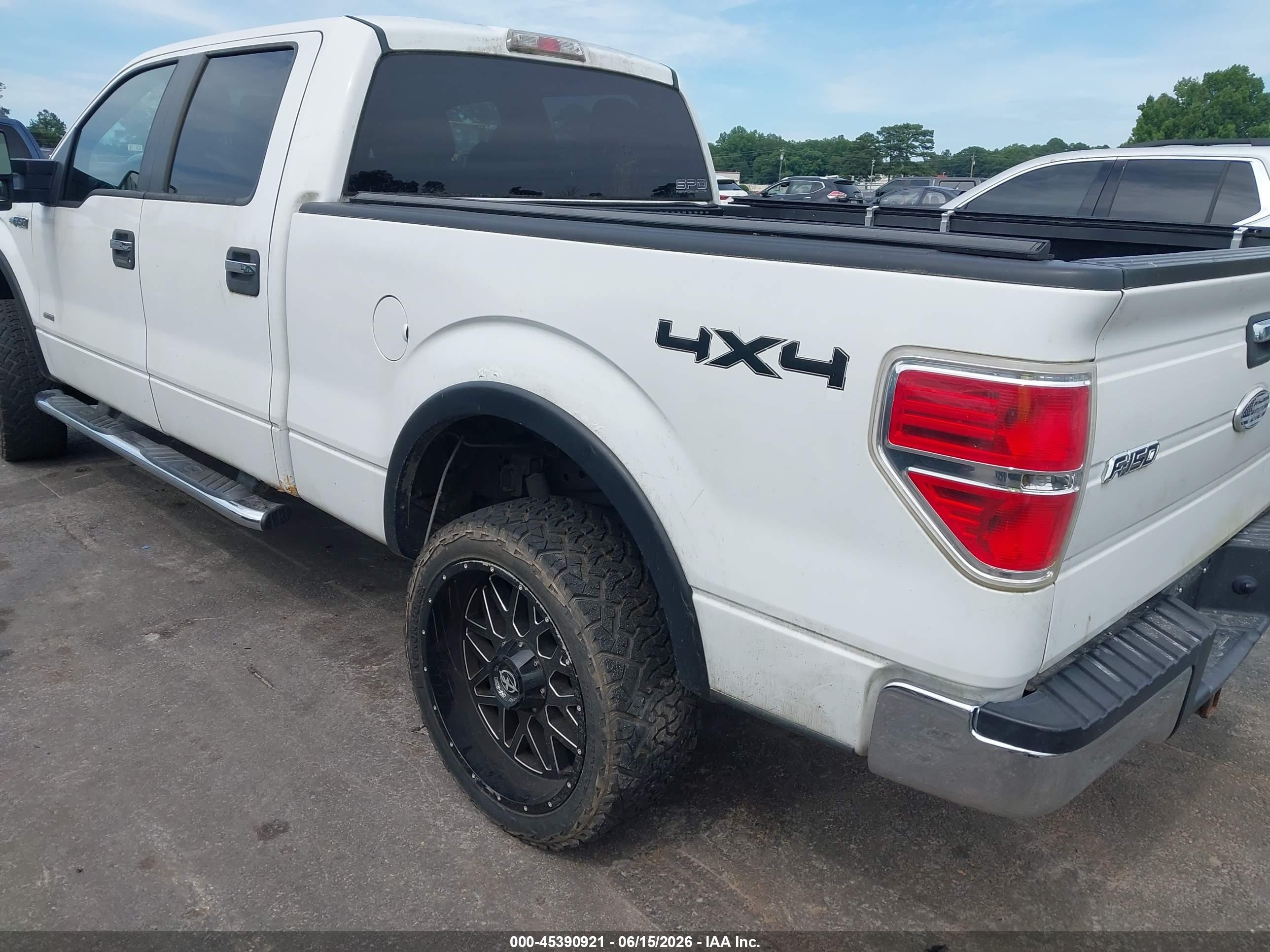 2011 Ford F-150 Xlt White vin: 1FTFW1ET4BKE01009