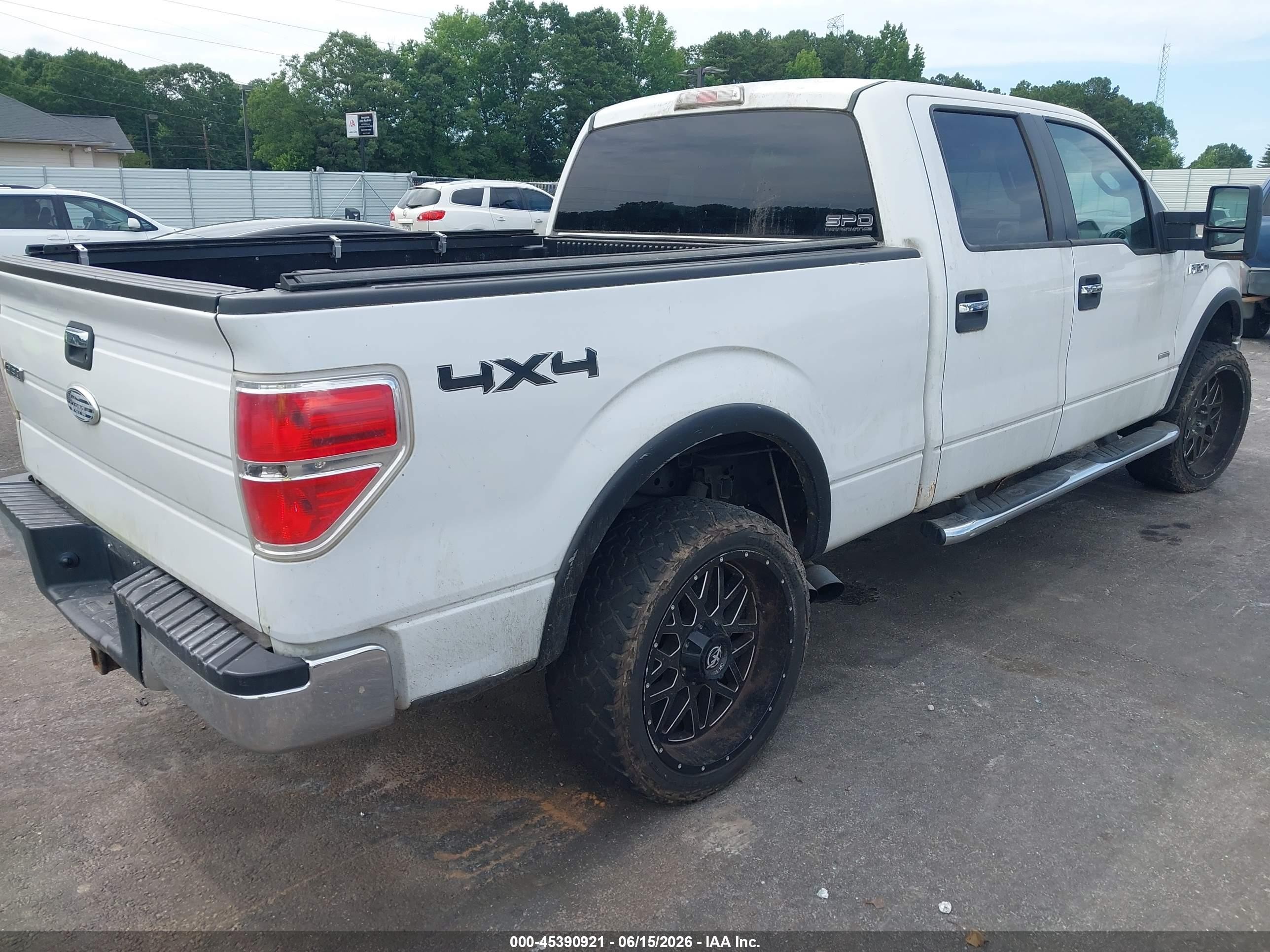 2011 Ford F-150 Xlt White vin: 1FTFW1ET4BKE01009