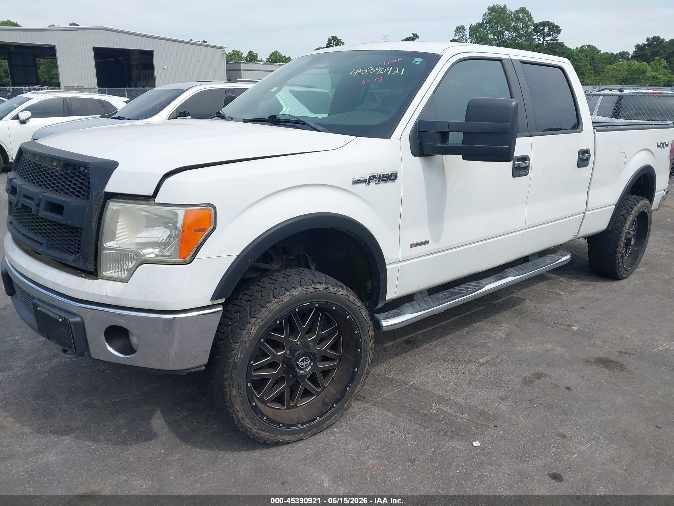 2011 Ford F-150 Xlt White vin: 1FTFW1ET4BKE01009