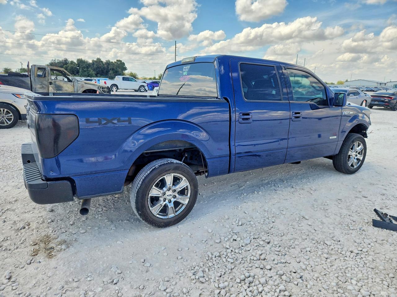 2012 Ford F150 Supercrew Blue vin: 1FTFW1ET4CFA05642