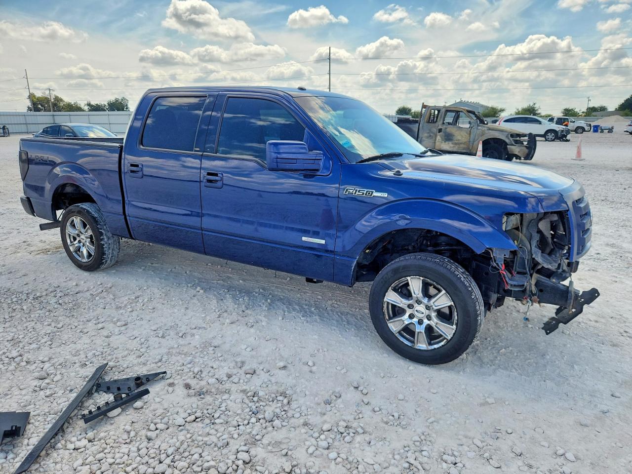 2012 Ford F150 Supercrew Blue vin: 1FTFW1ET4CFA05642