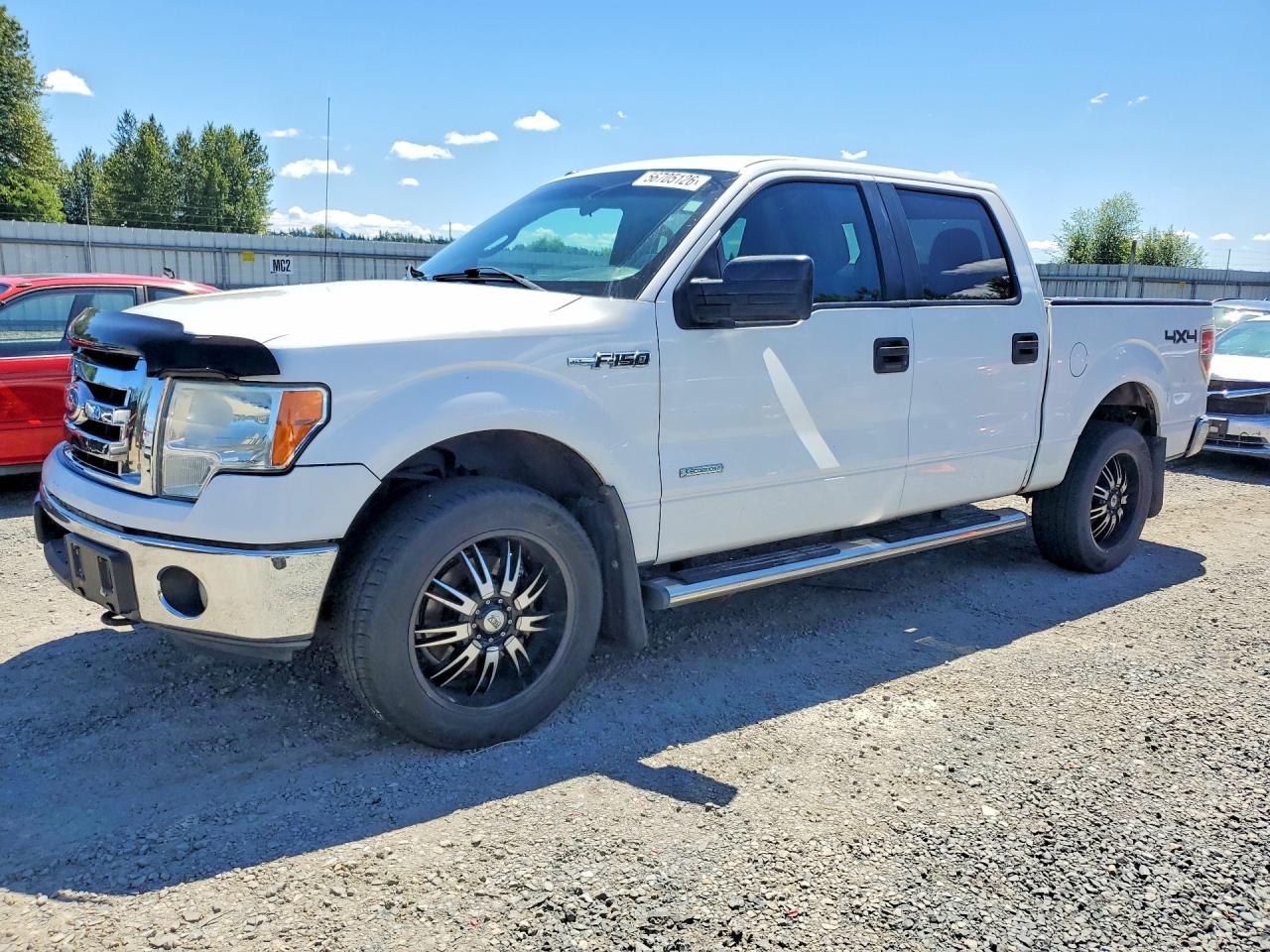 2012 Ford F150 Supercrew White vin: 1FTFW1ET4CFA48555