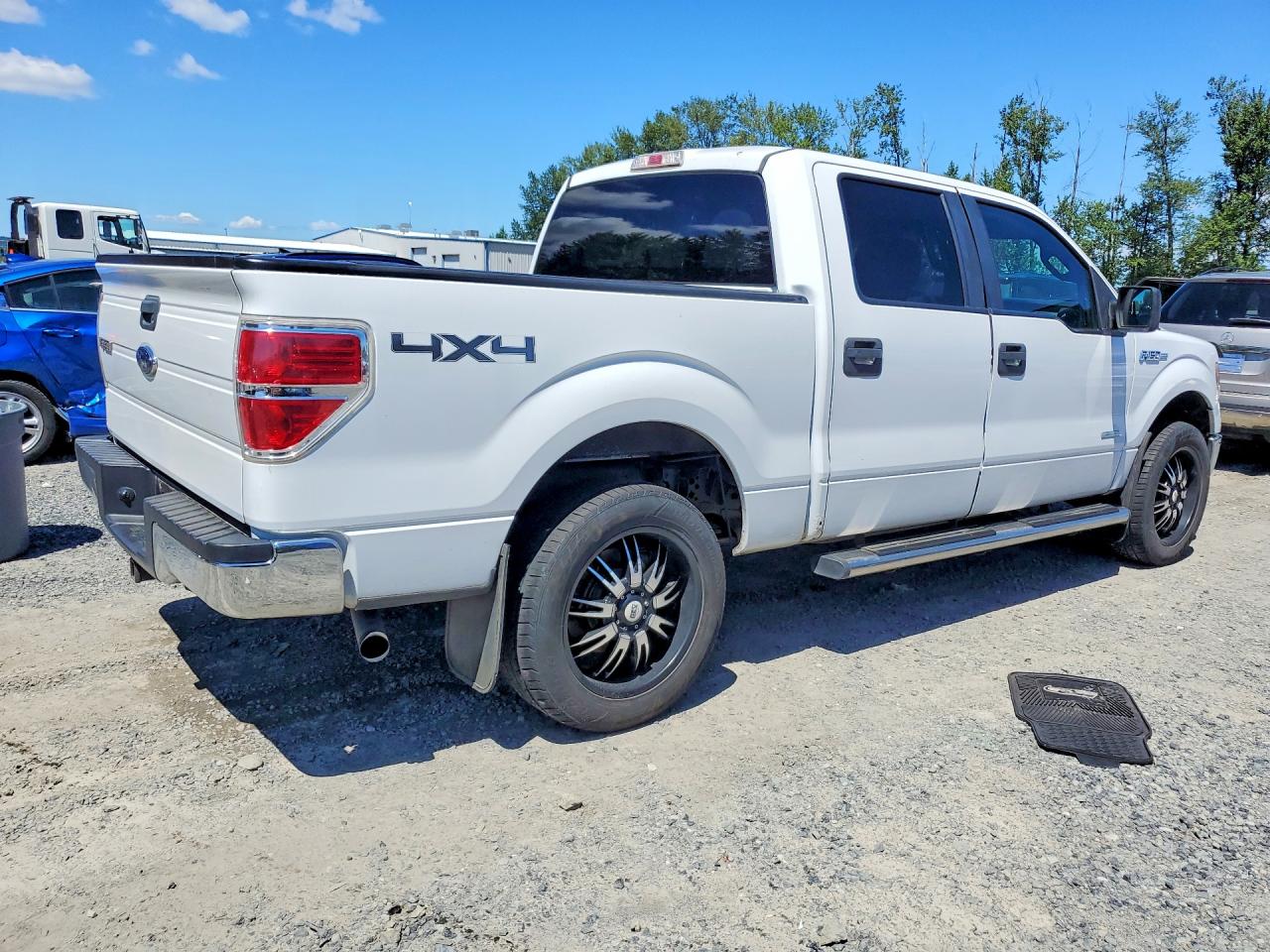 2012 Ford F150 Supercrew White vin: 1FTFW1ET4CFA48555