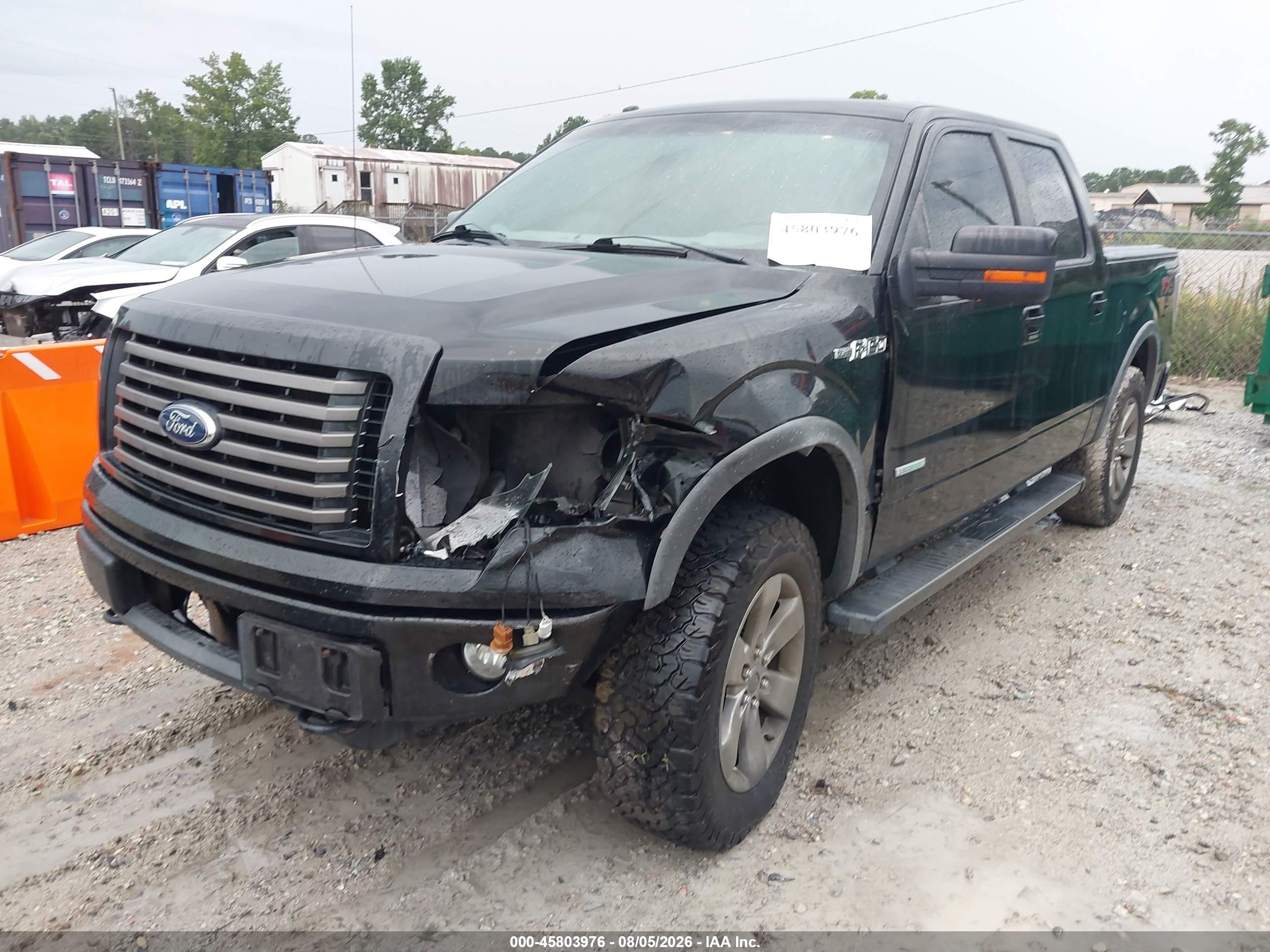 2012 Ford F-150 Fx4 Black vin: 1FTFW1ET4CFB39597
