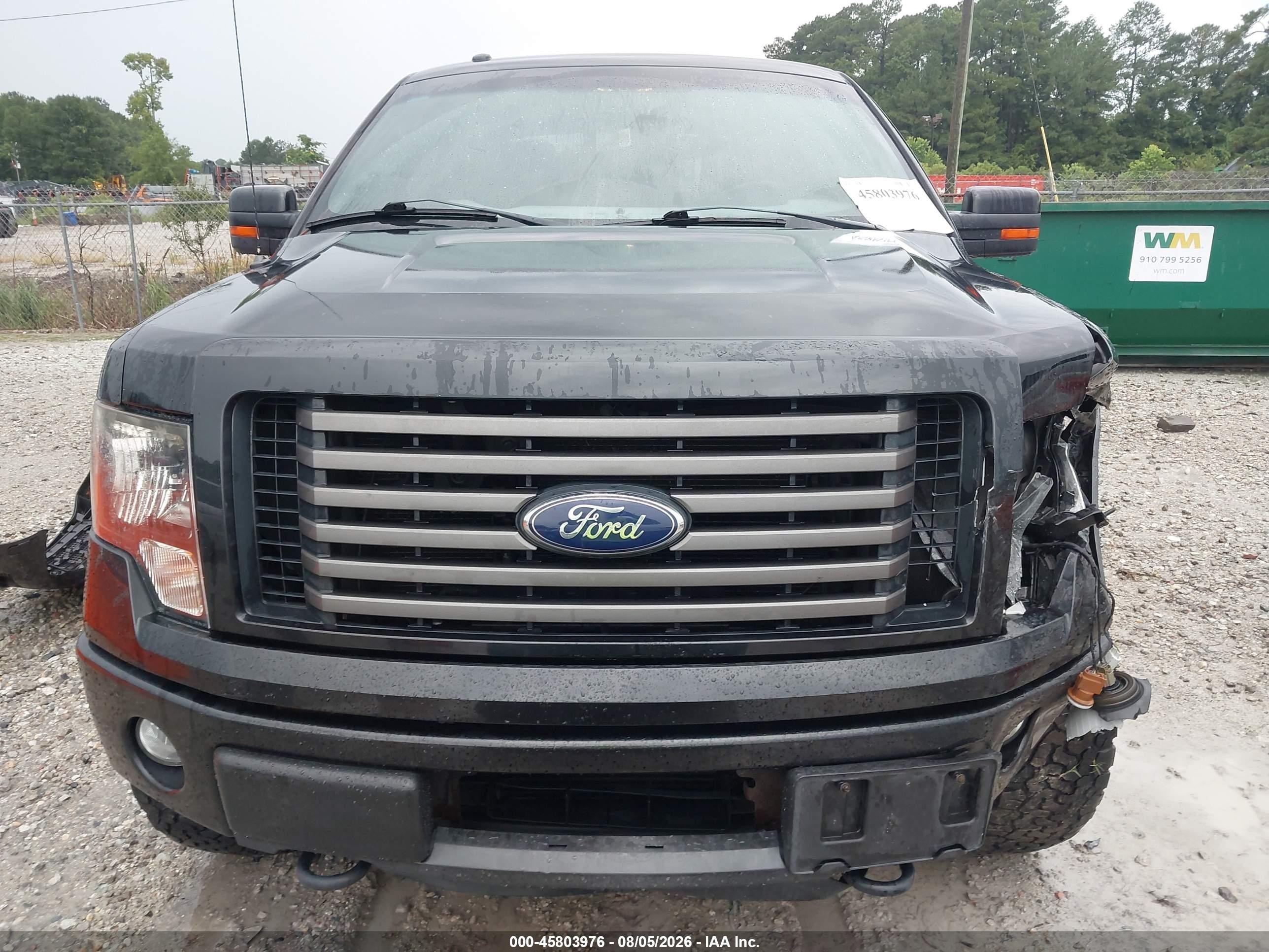 2012 Ford F-150 Fx4 Black vin: 1FTFW1ET4CFB39597