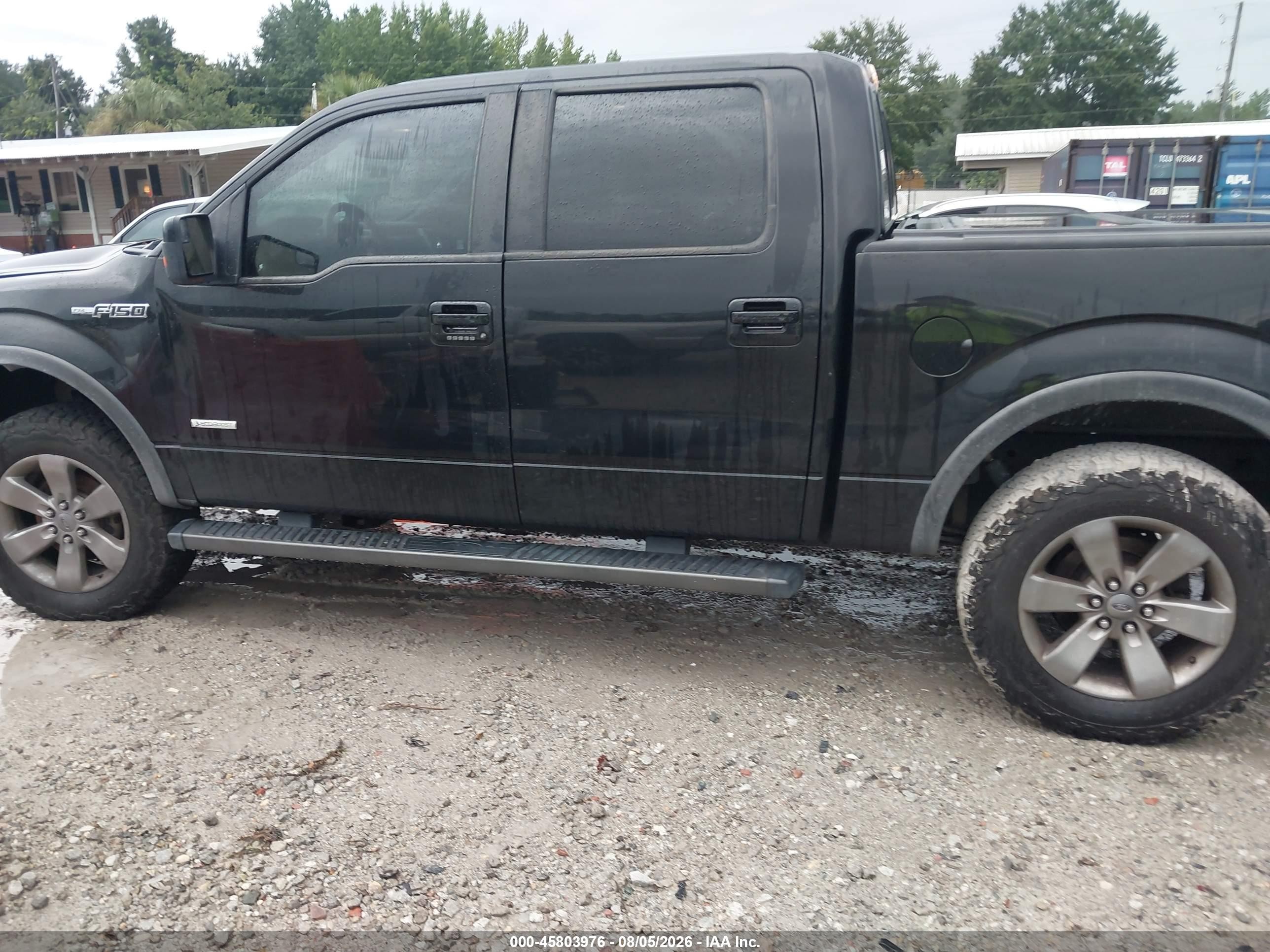 2012 Ford F-150 Fx4 Black vin: 1FTFW1ET4CFB39597