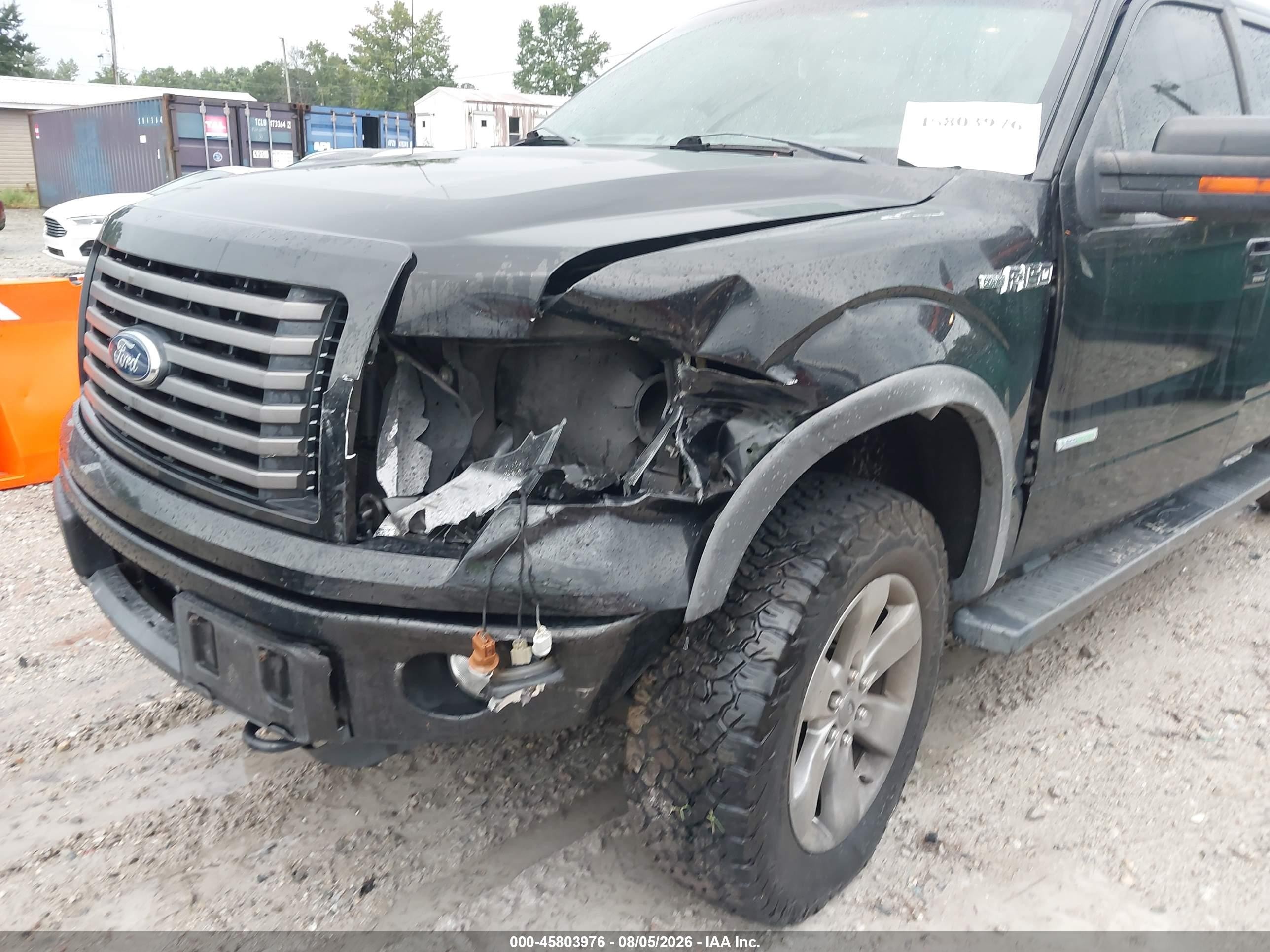 2012 Ford F-150 Fx4 Black vin: 1FTFW1ET4CFB39597