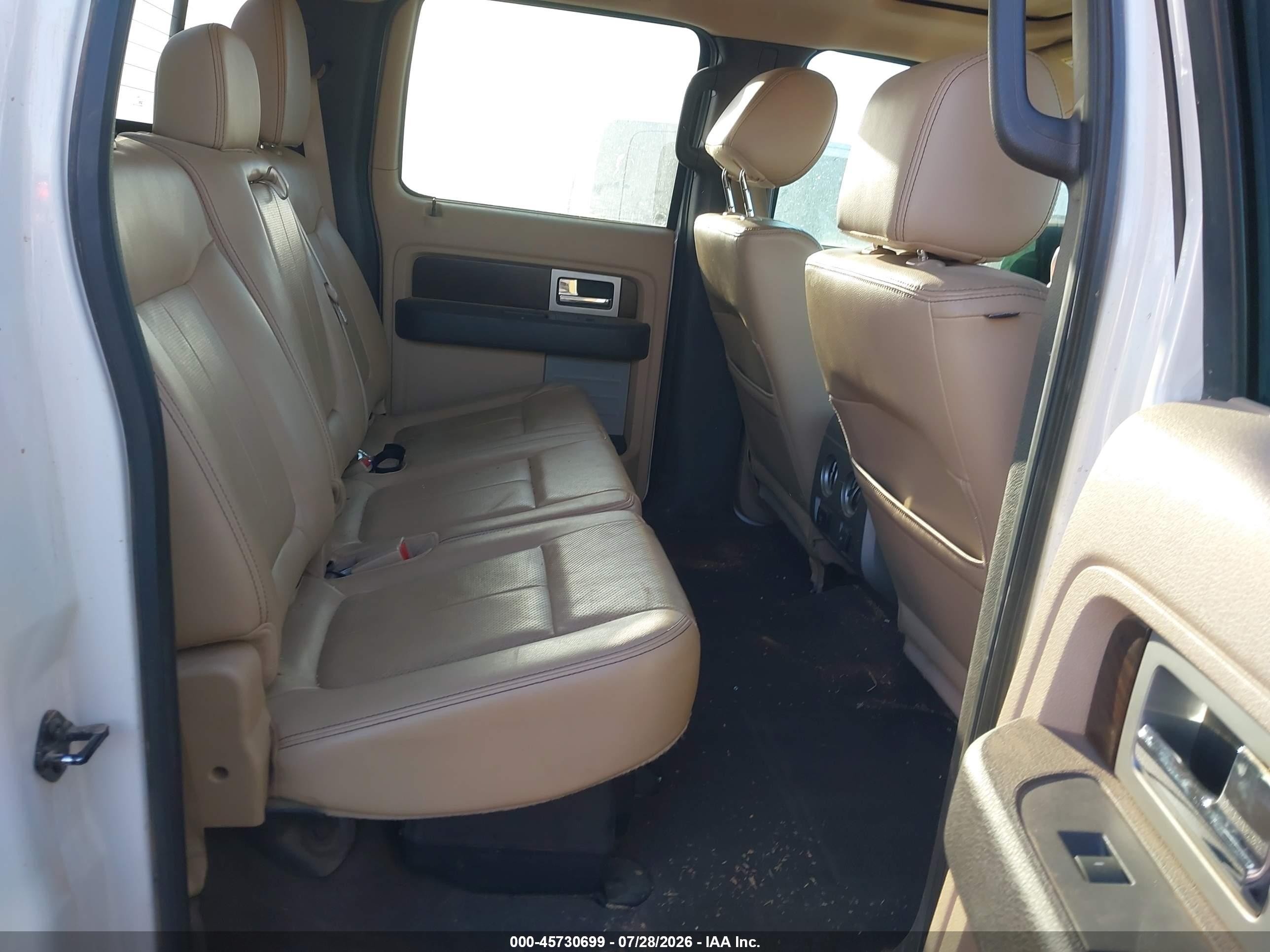 2012 Ford F-150 Lariat Белый vin: 1FTFW1ET4CFB54293