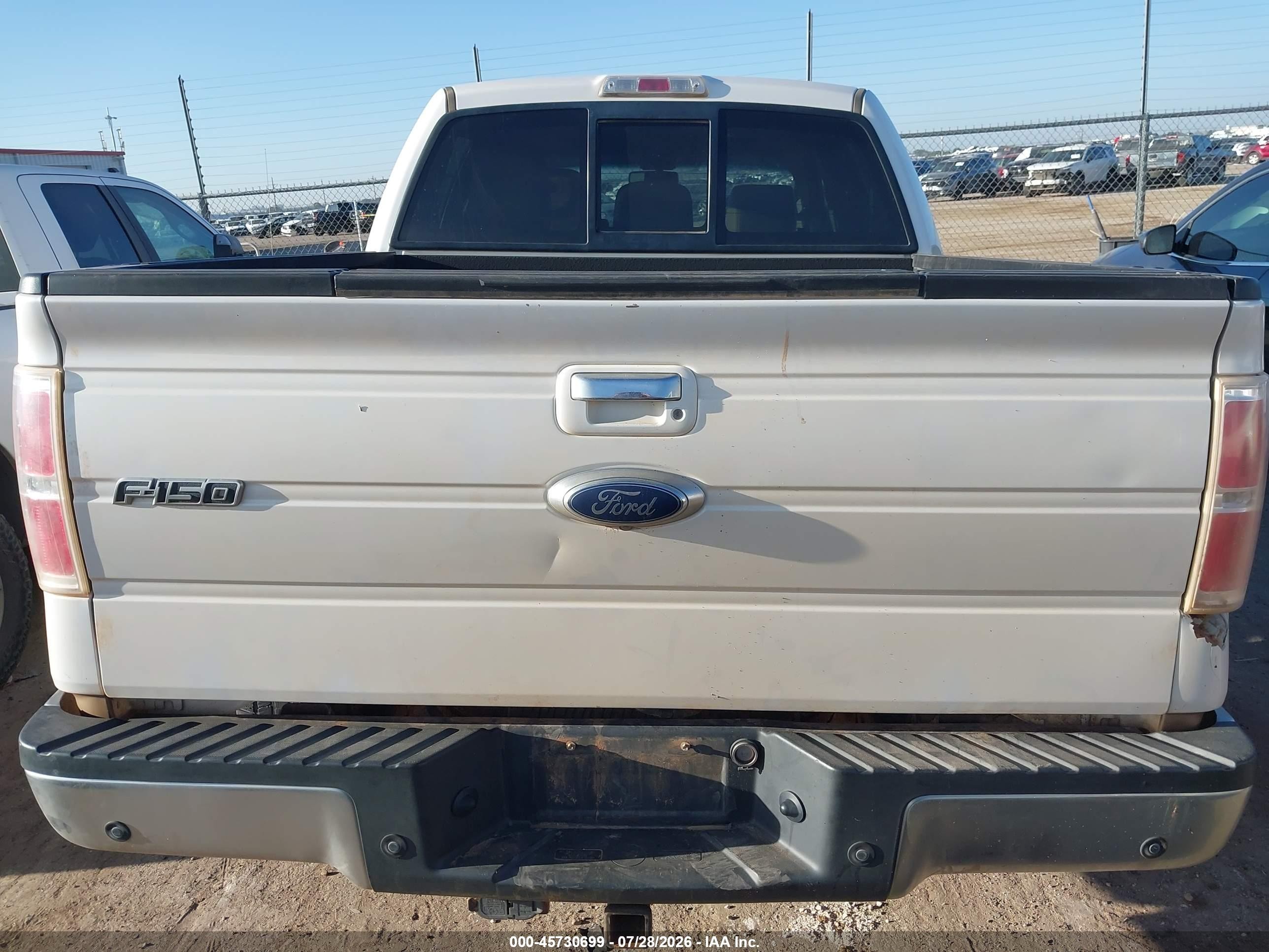 2012 Ford F-150 Lariat Белый vin: 1FTFW1ET4CFB54293