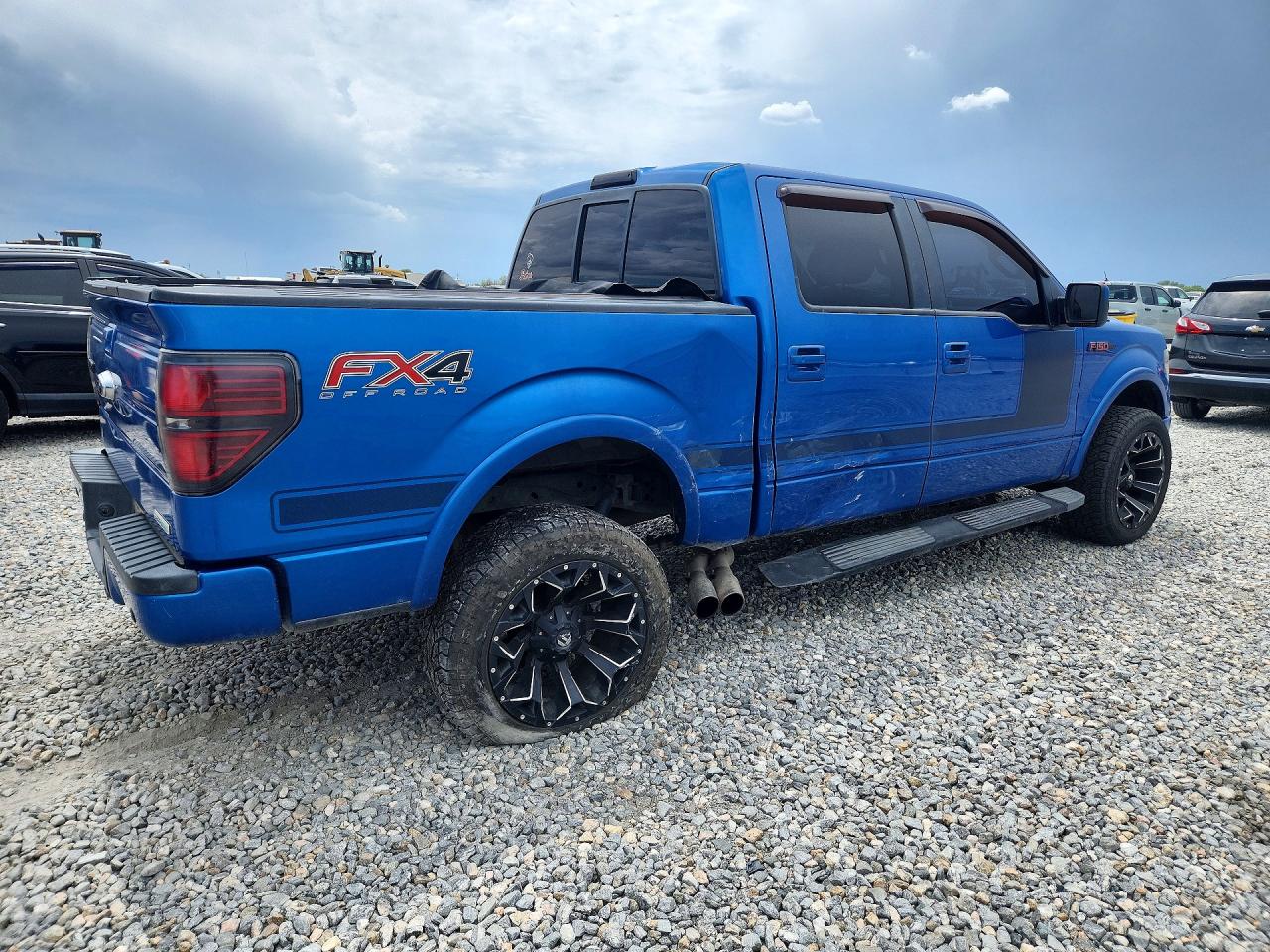 2012 Ford F150 Supercrew Blue vin: 1FTFW1ET4CFC27064