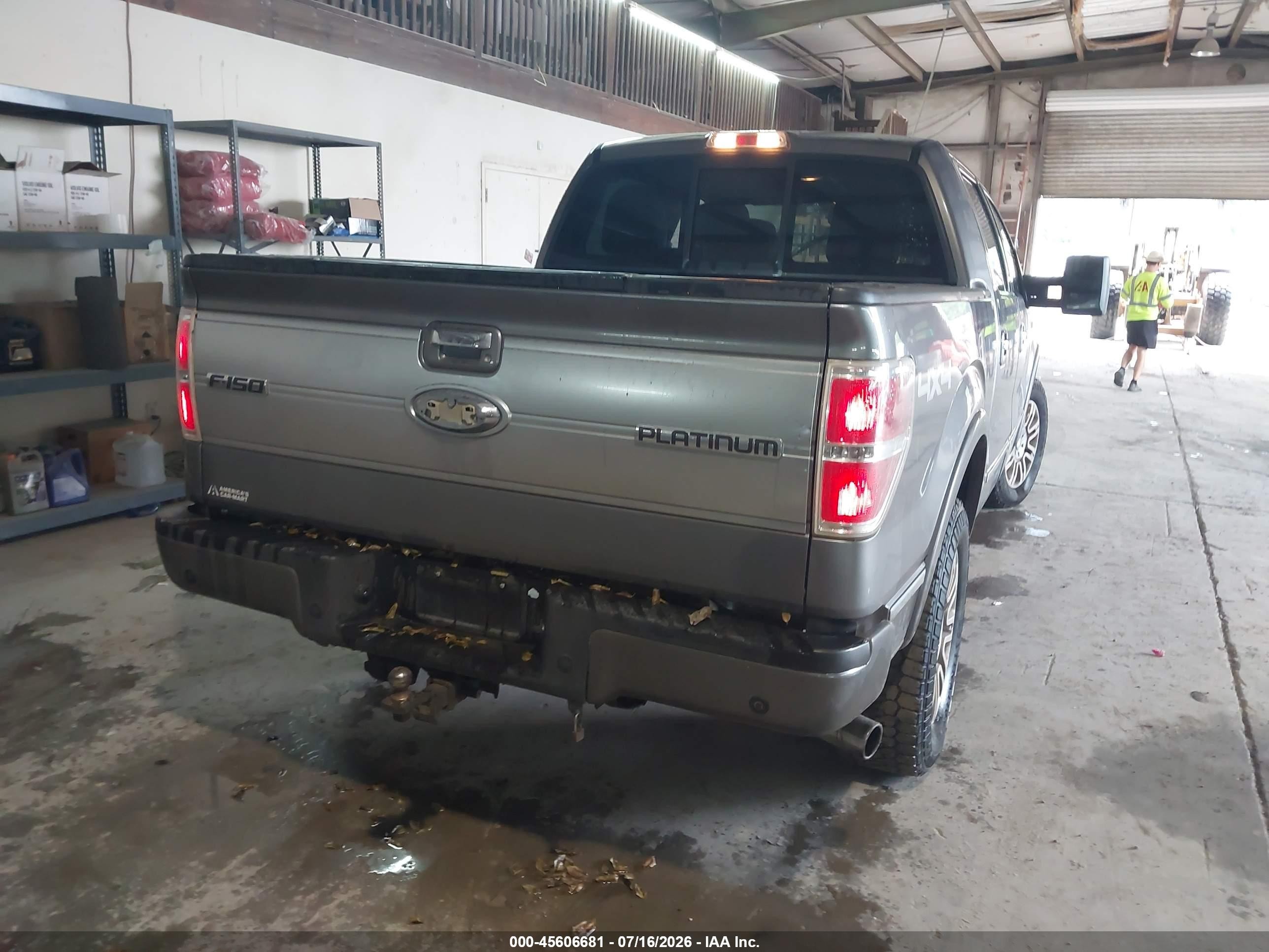 2012 Ford F-150 Fx4/king Ranch/lariat/platinum/xl/xlt Gray vin: 1FTFW1ET4CFC31566
