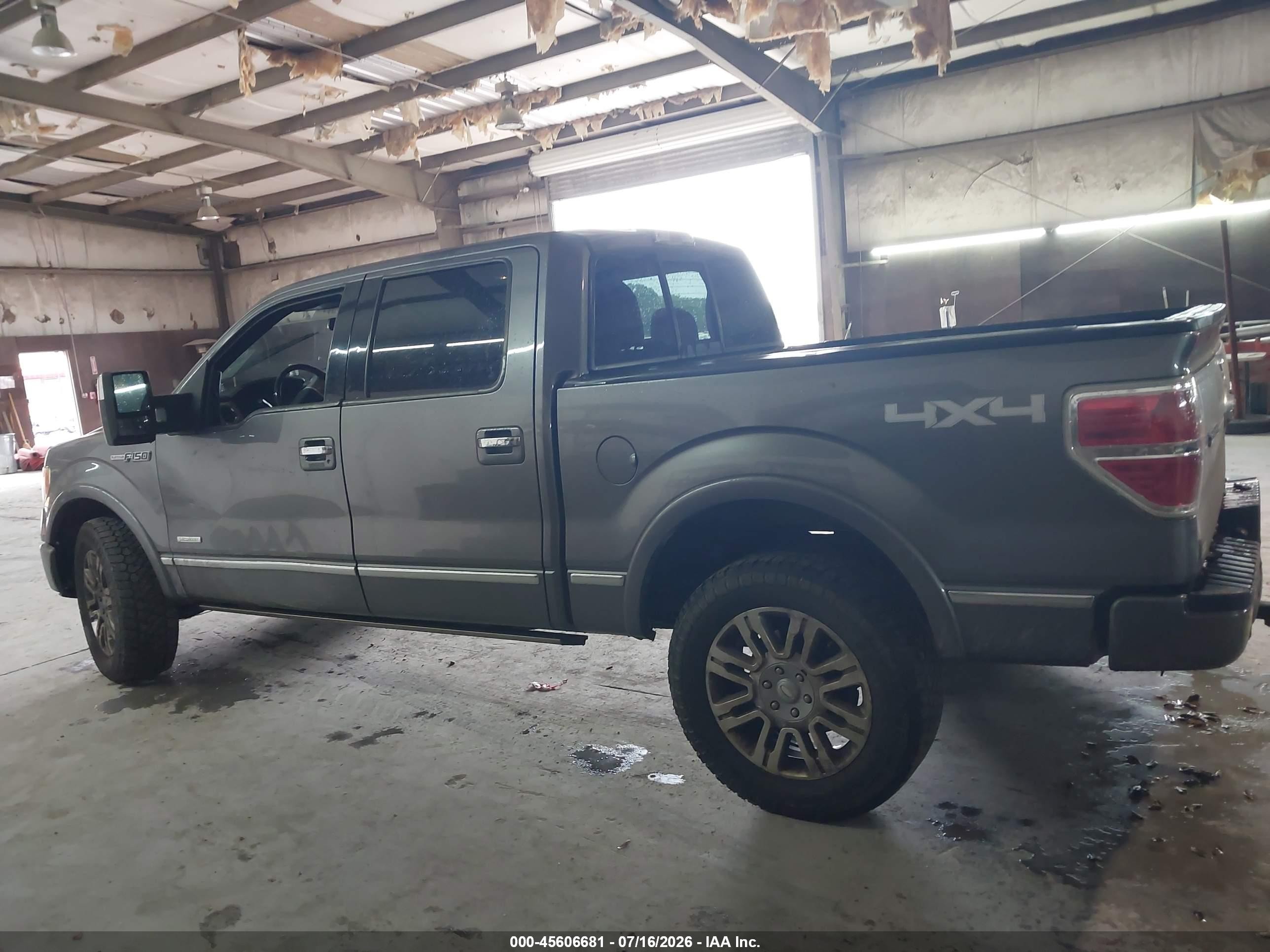 2012 Ford F-150 Fx4/king Ranch/lariat/platinum/xl/xlt Gray vin: 1FTFW1ET4CFC31566