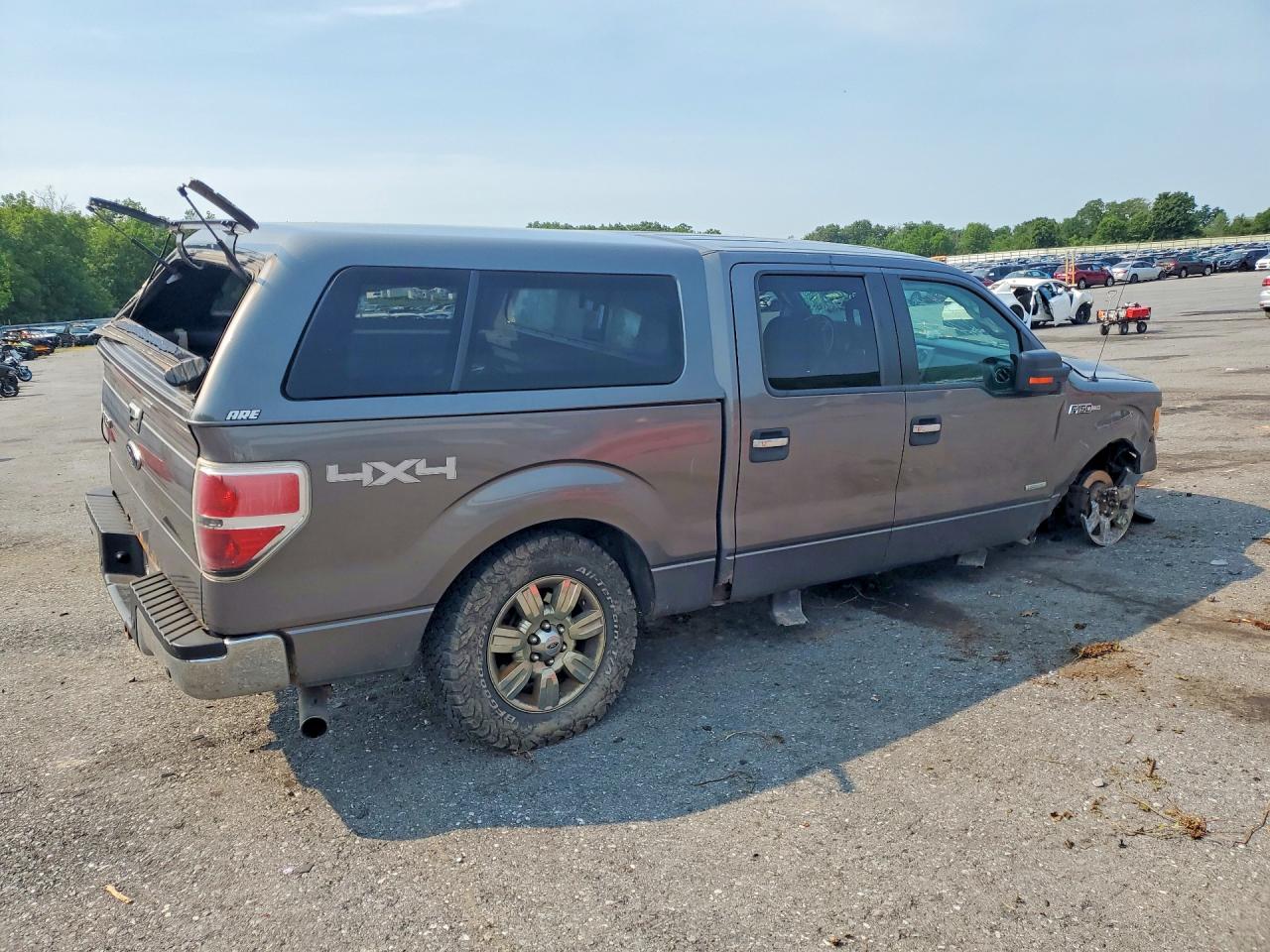 2012 Ford F150 Supercrew Gray vin: 1FTFW1ET4CFC32457
