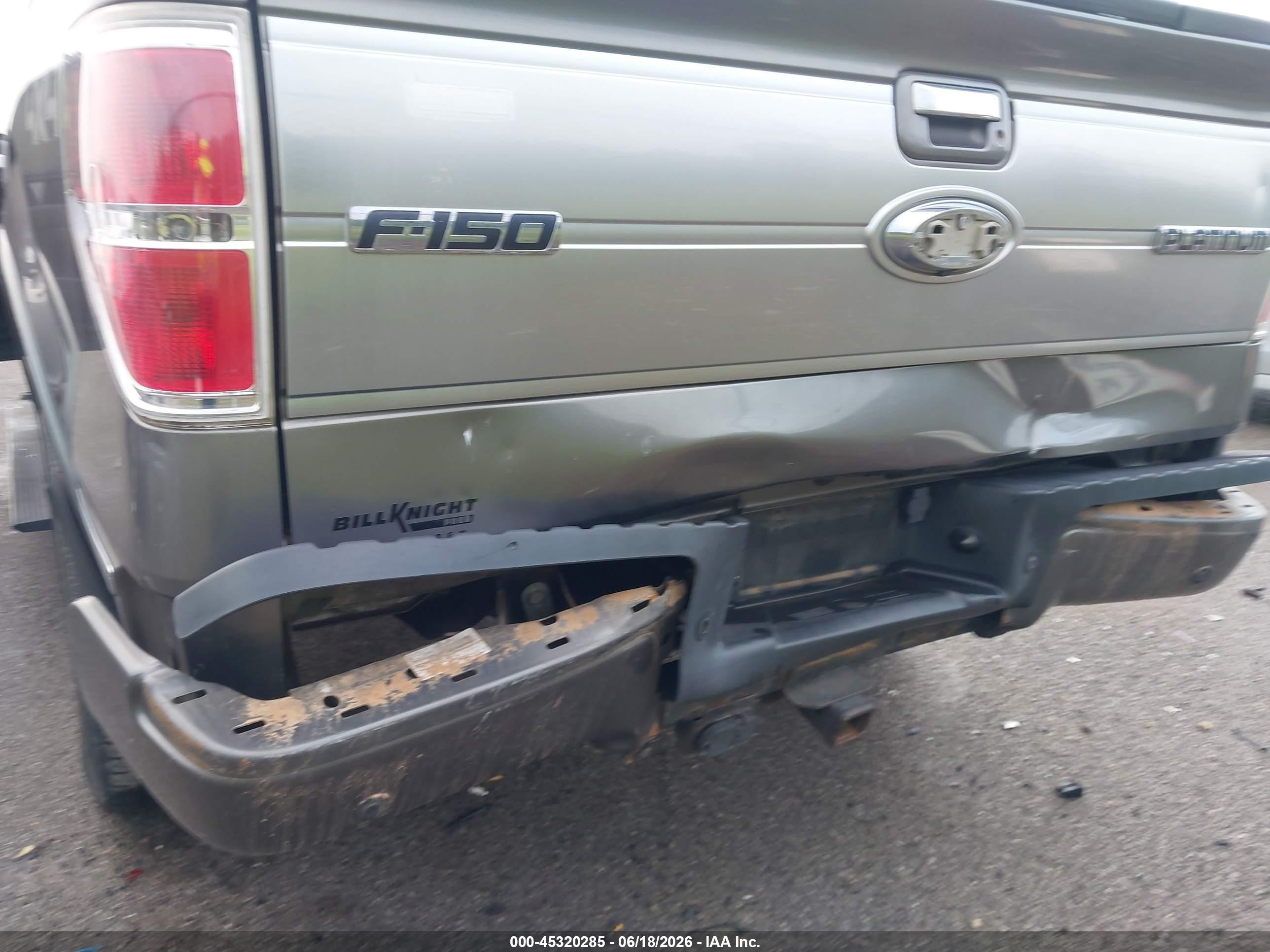 2012 Ford F-150 Platinum Gray vin: 1FTFW1ET4CFC34306
