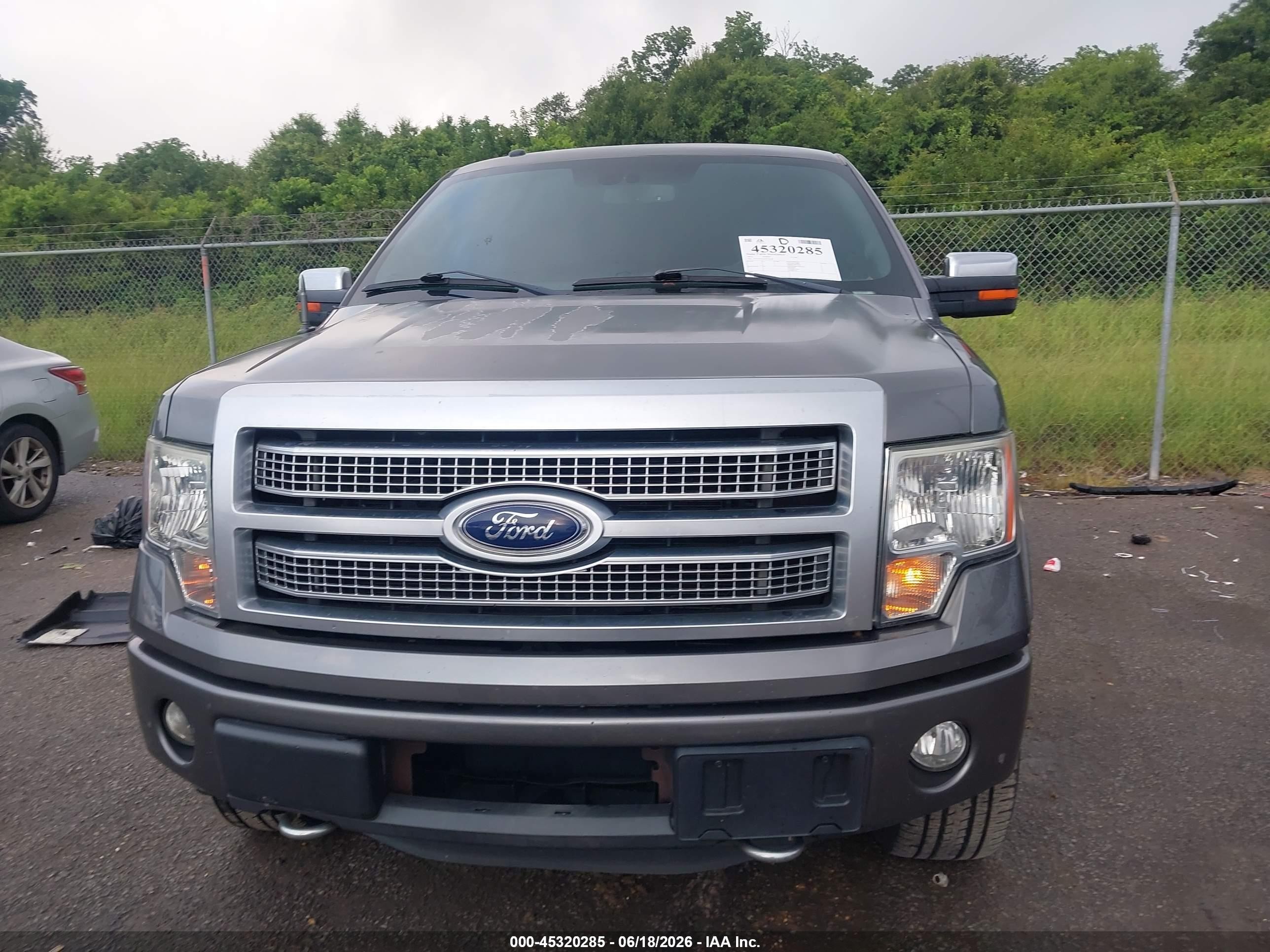 2012 Ford F-150 Platinum Gray vin: 1FTFW1ET4CFC34306