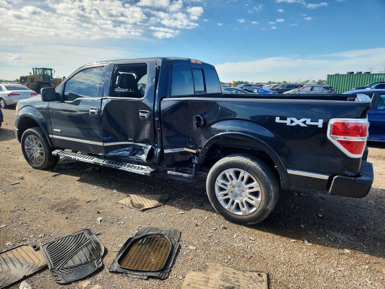 2012 Ford F150 Supercrew Черный vin: 1FTFW1ET4CFC75910