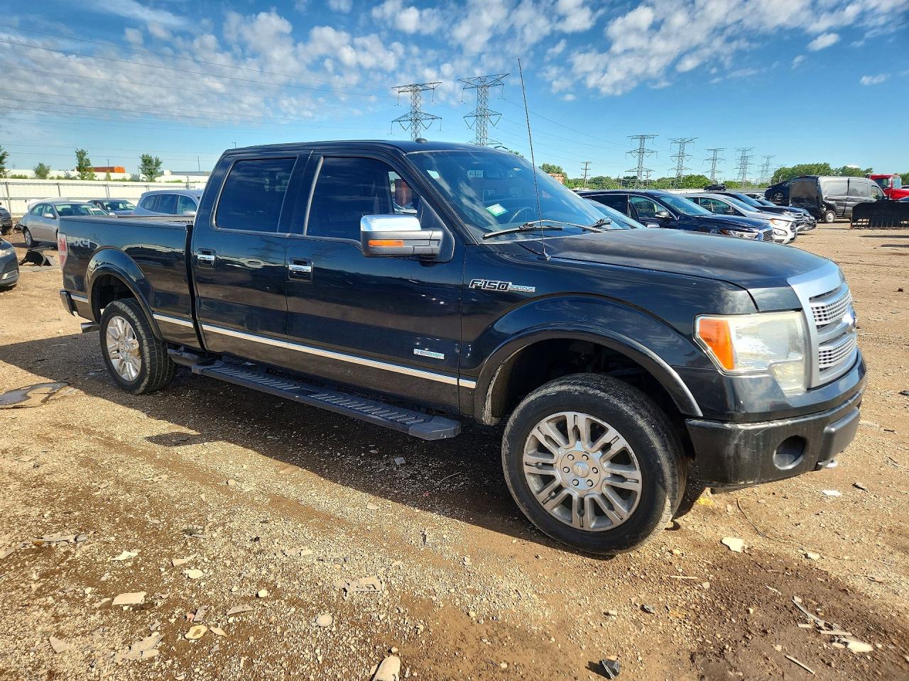 2012 Ford F150 Supercrew Черный vin: 1FTFW1ET4CFC75910