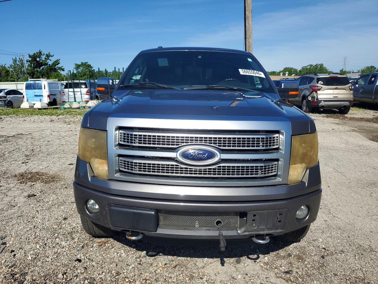 2012 Ford F150 Supercrew Серый vin: 1FTFW1ET4CFC79603