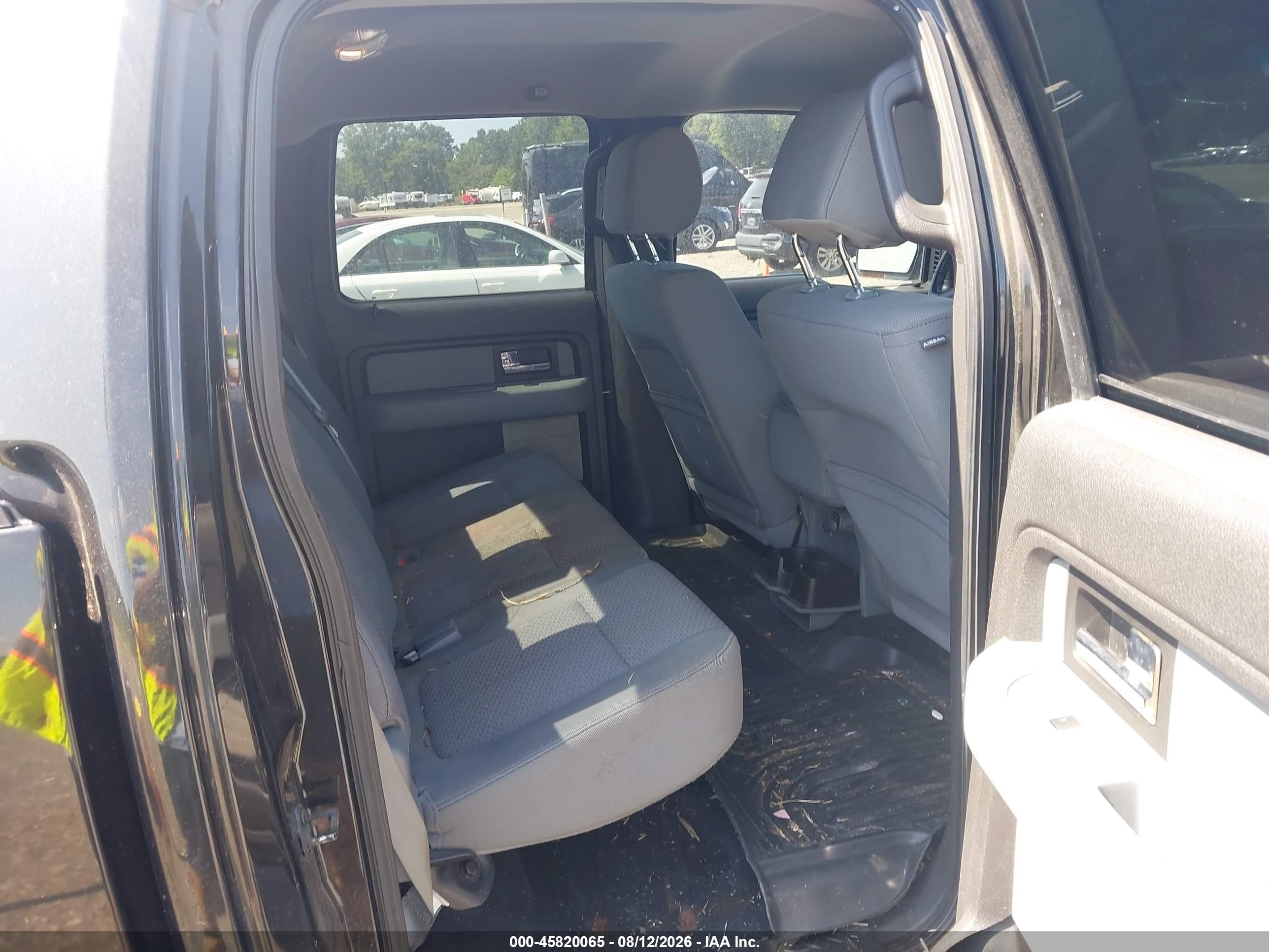 2012 Ford F150 Supercrew Черный vin: 1FTFW1ET4CKD02000