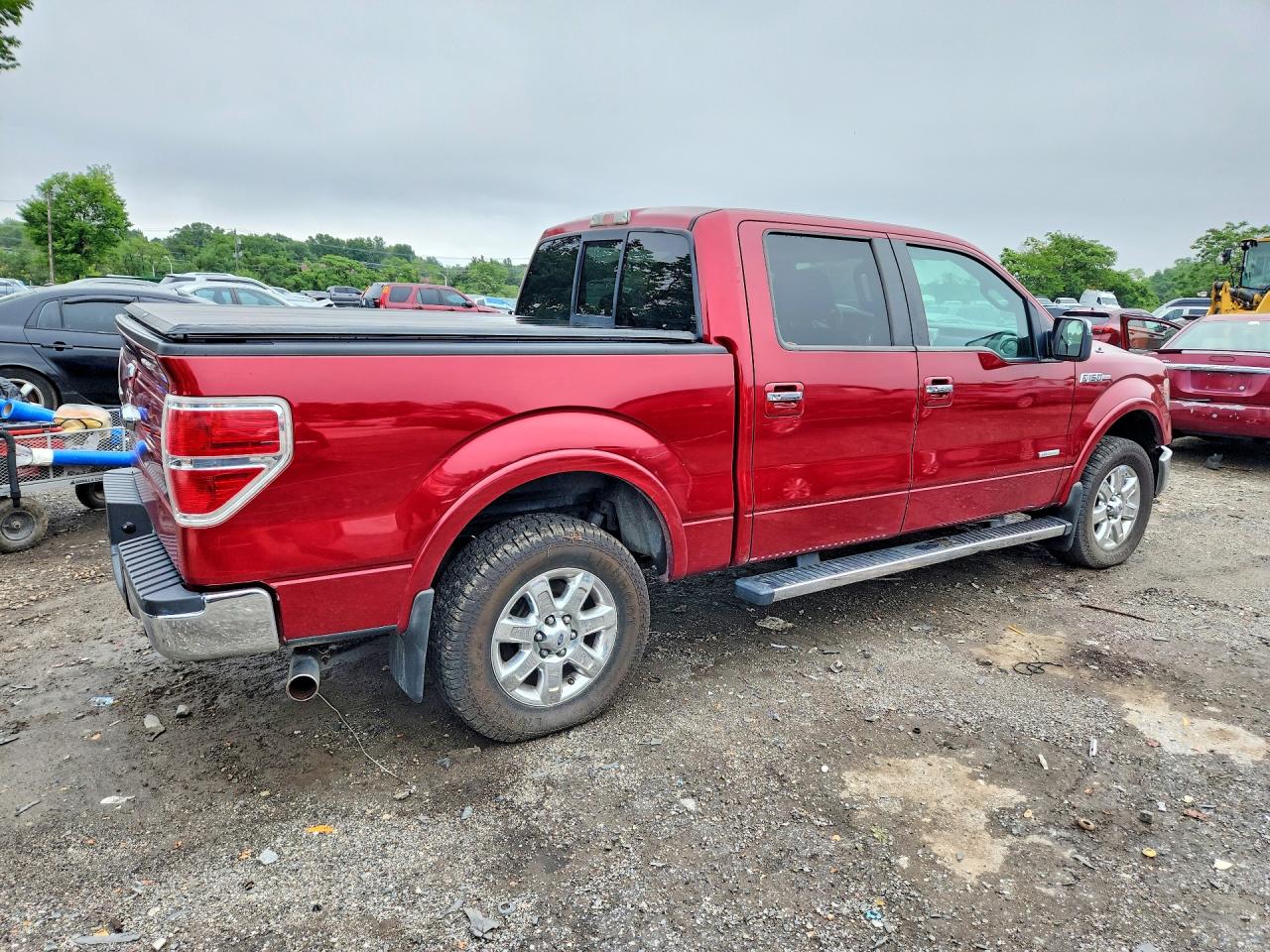 2013 Ford F150 Supercrew Red vin: 1FTFW1ET4DFA14732