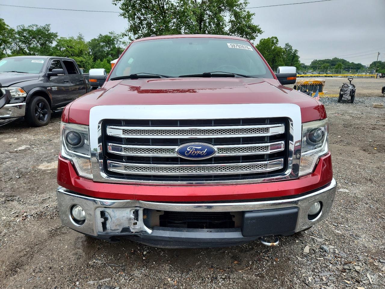 2013 Ford F150 Supercrew Red vin: 1FTFW1ET4DFA14732