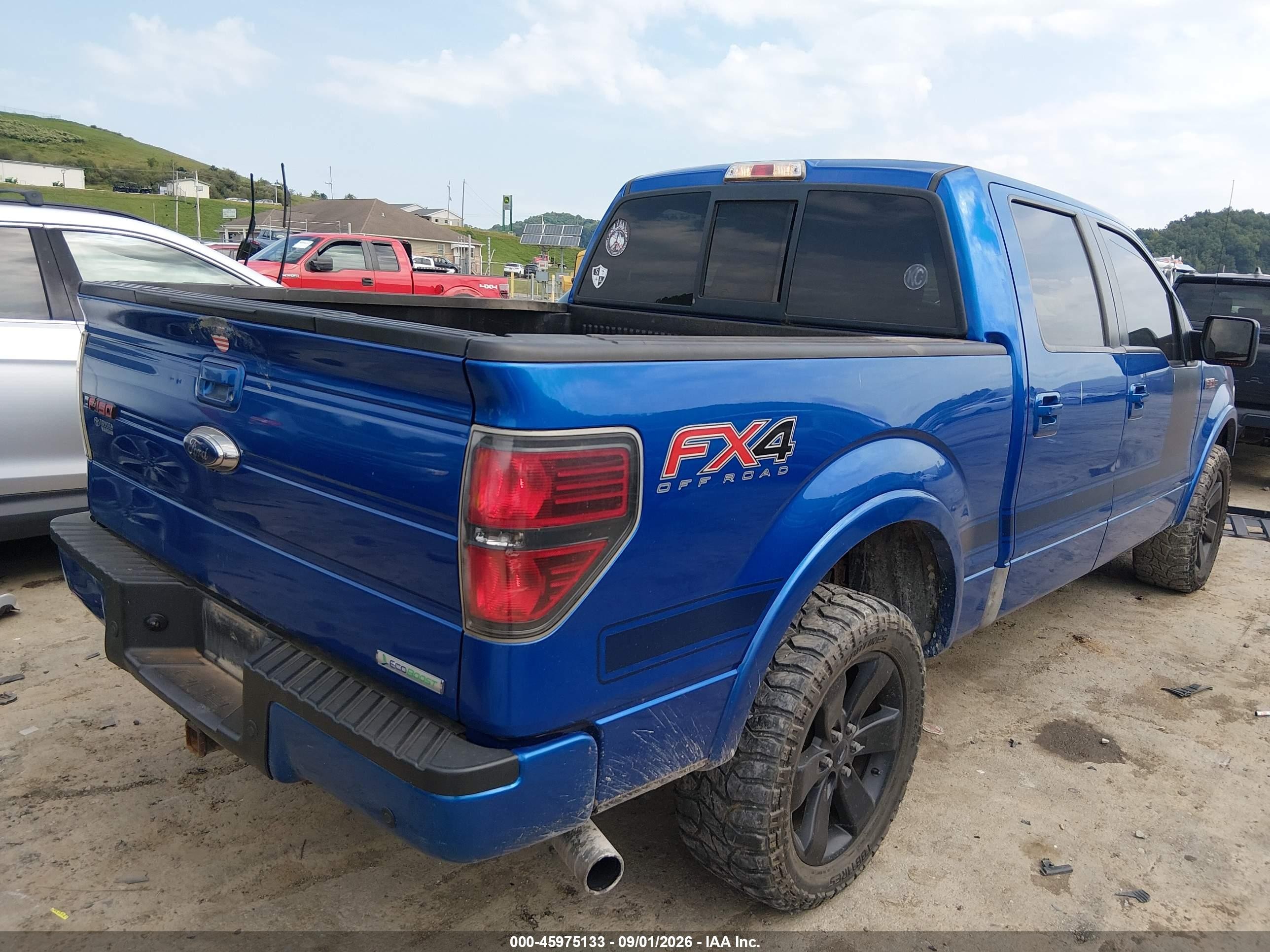 2013 Ford F-150 Fx4 Синий vin: 1FTFW1ET4DFA24807