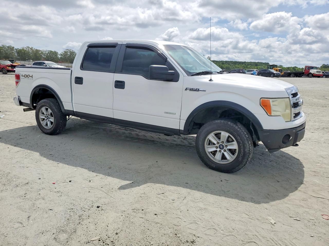 2013 Ford F150 Supercrew White vin: 1FTFW1ET4DFA32454