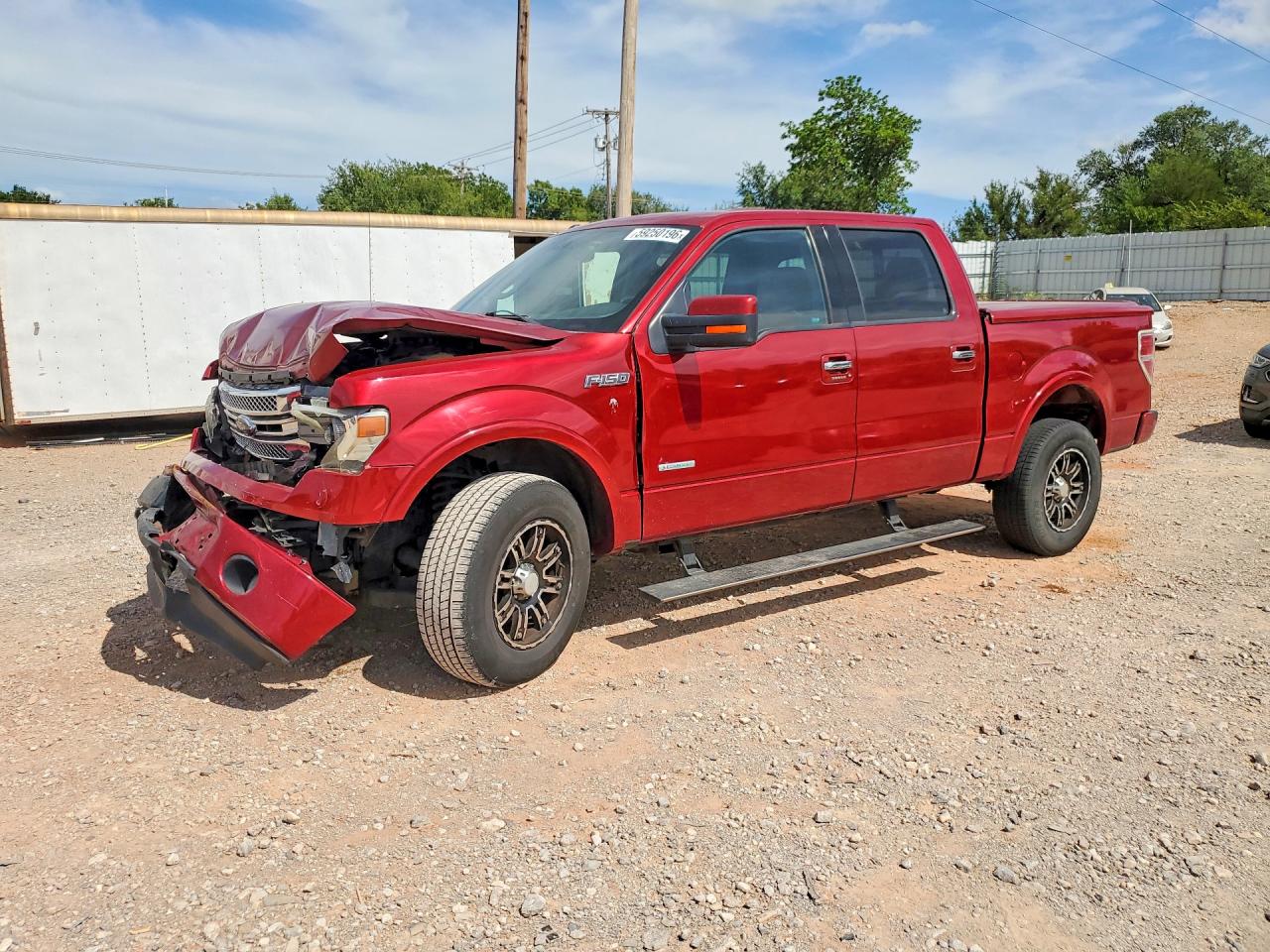 2013 Ford F150 Supercrew Burgundy vin: 1FTFW1ET4DFA67186