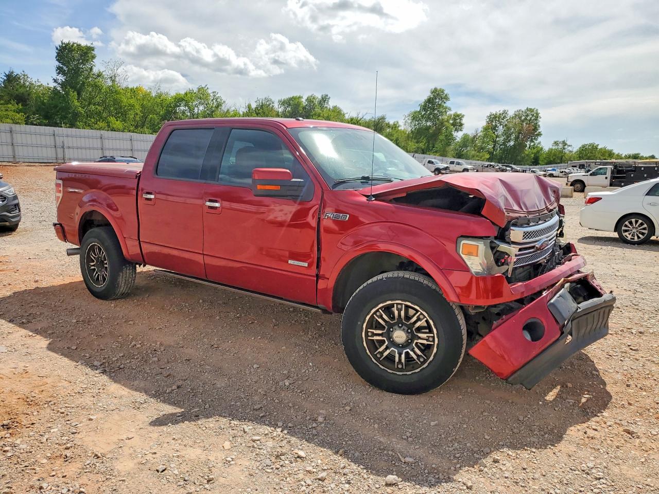 2013 Ford F150 Supercrew Burgundy vin: 1FTFW1ET4DFA67186